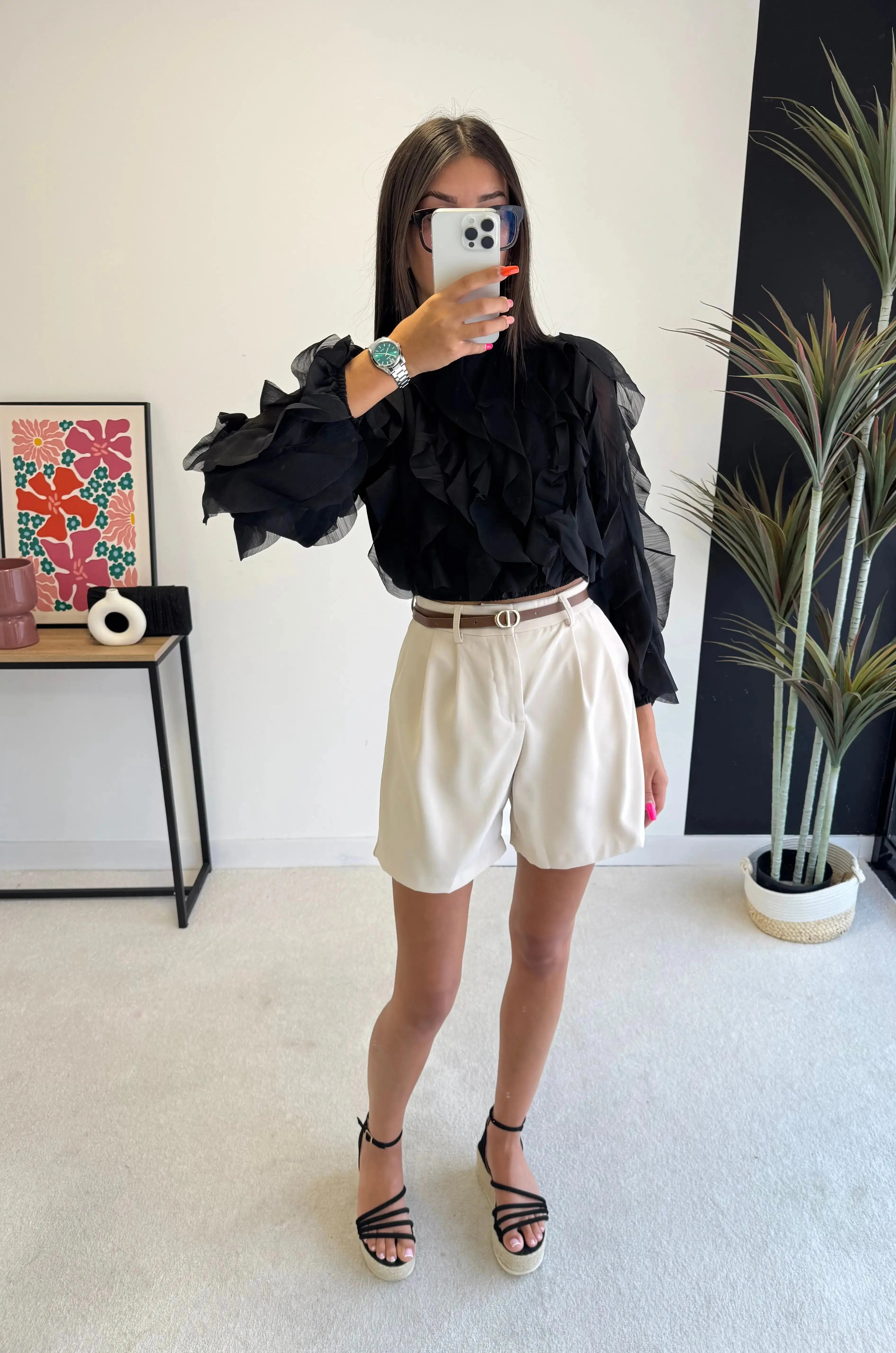 Blouse noire DS.Sélection