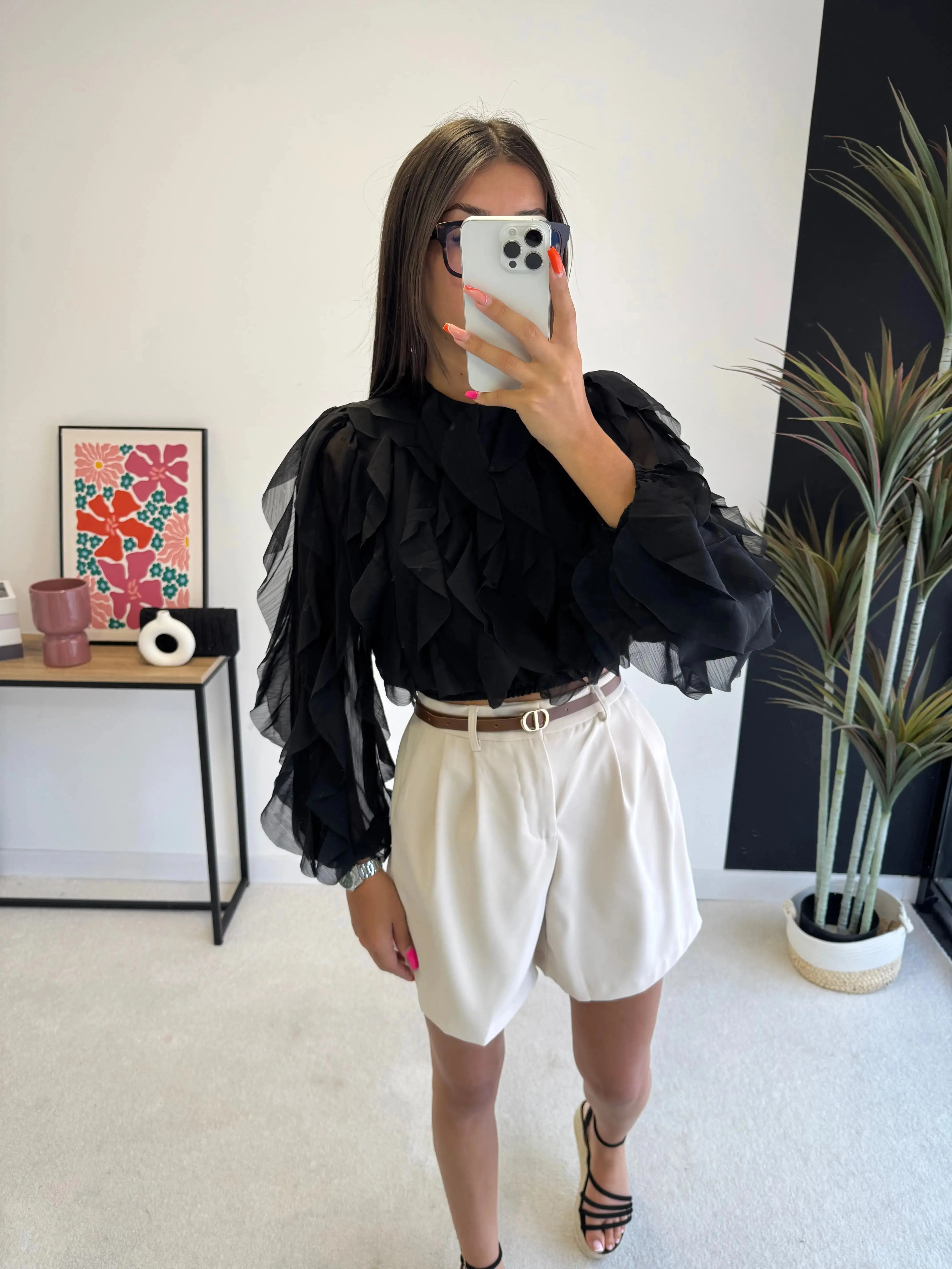 Blouse noire DS.Sélection