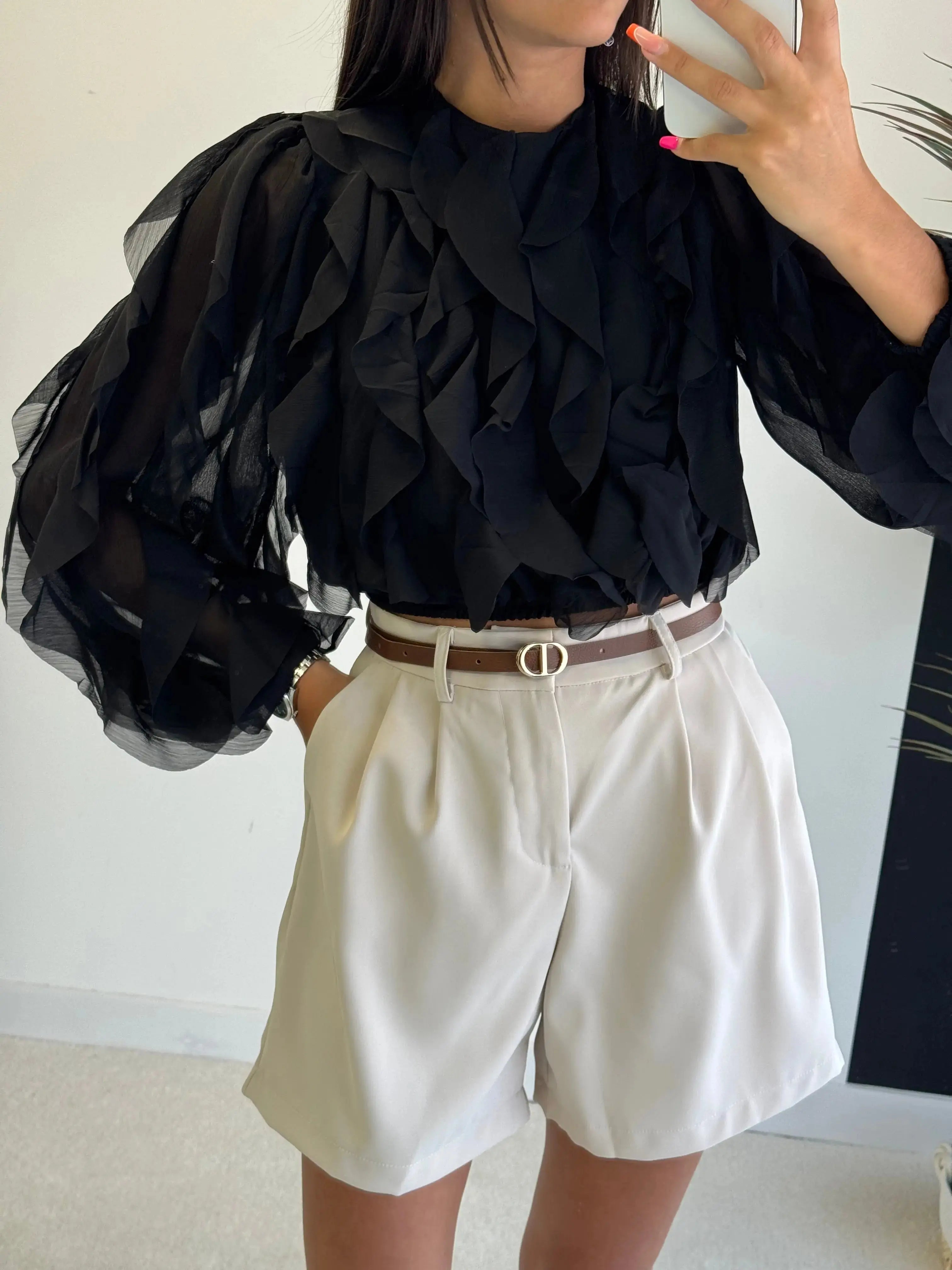 Blouse noire DS.Sélection