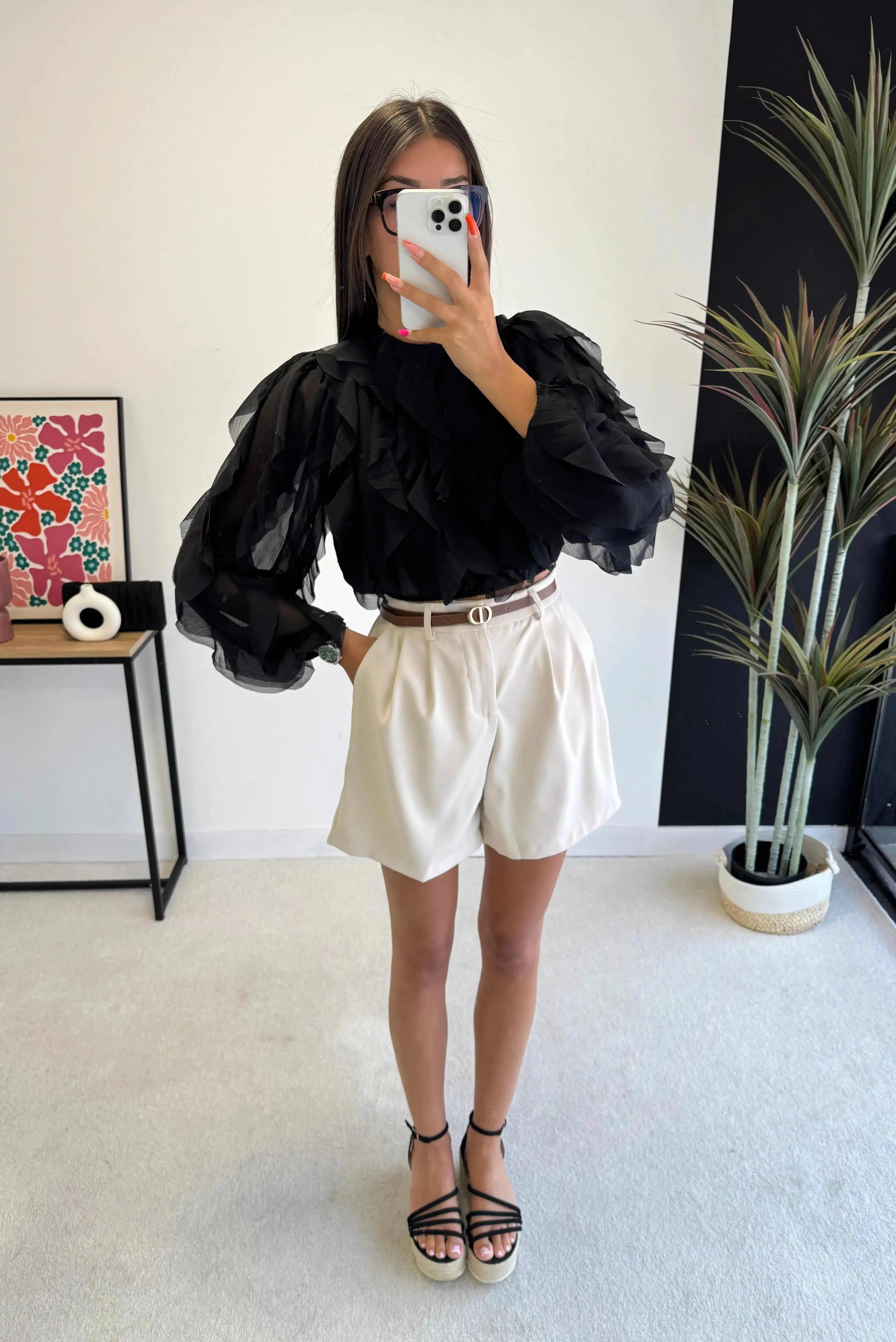 Blouse noire DS.Sélection