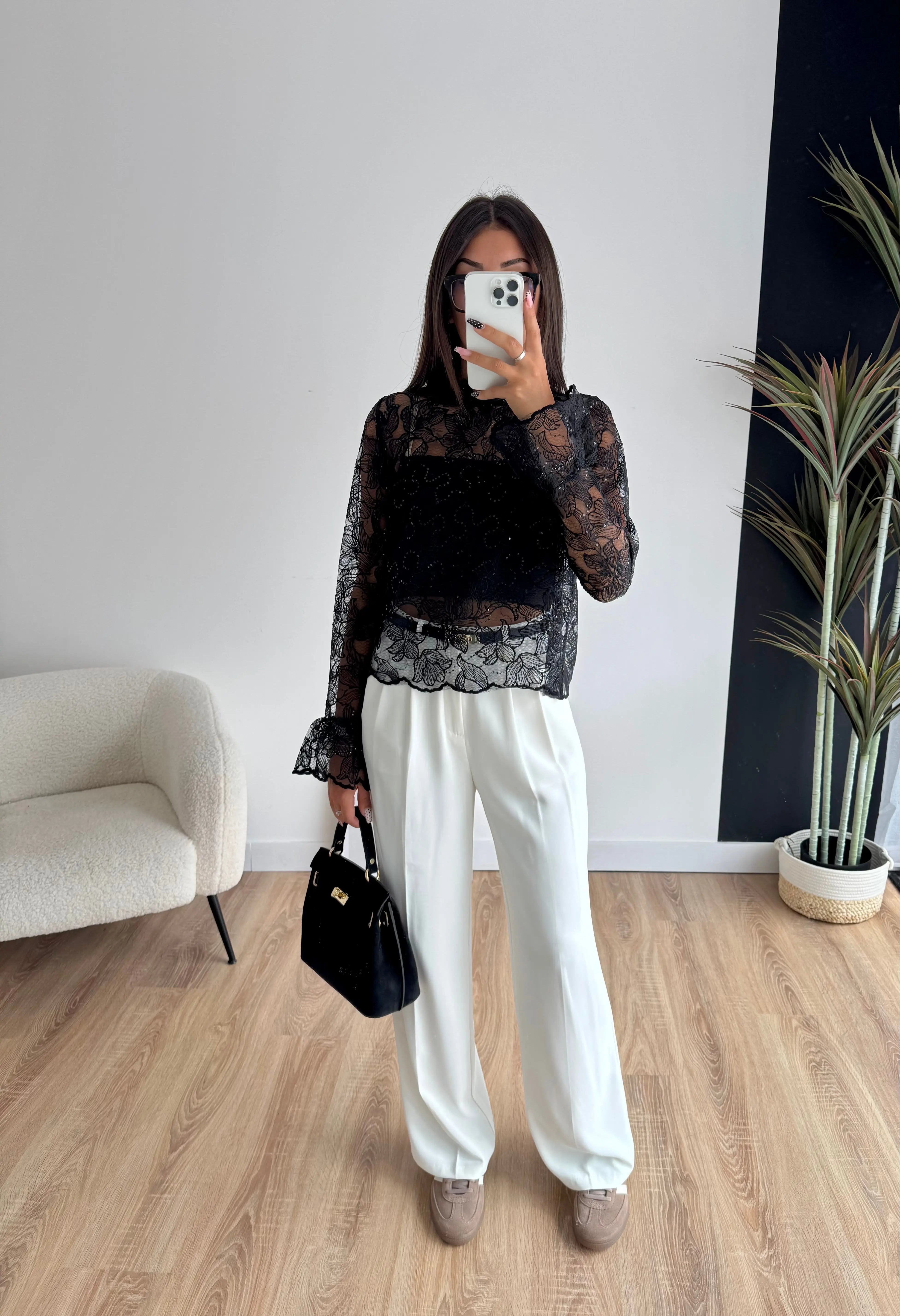 Blouse à dentelle DS.Sélection