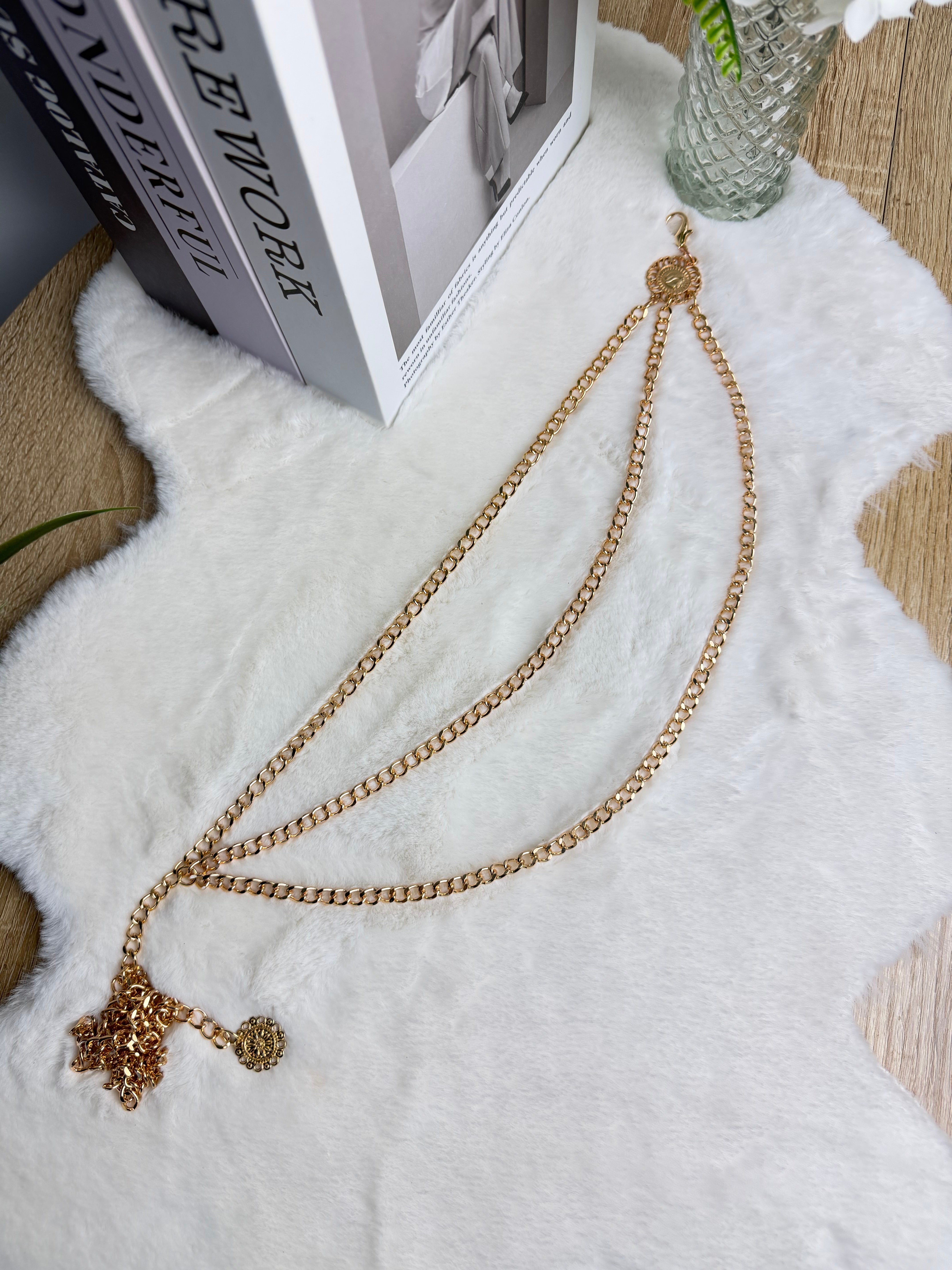 Ceinture chaîne à fleurs DS.Sélection