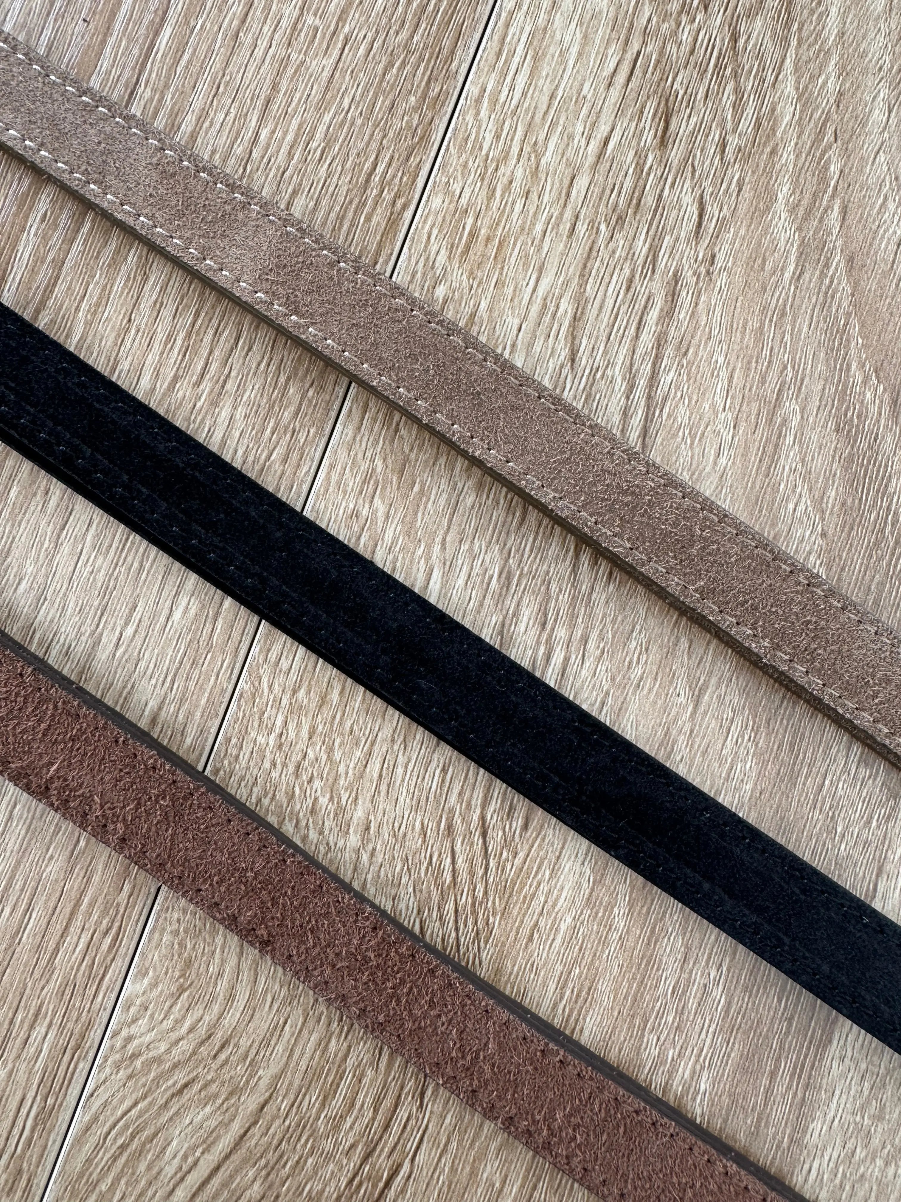 Ceinture cuir/daim DS.Sélection