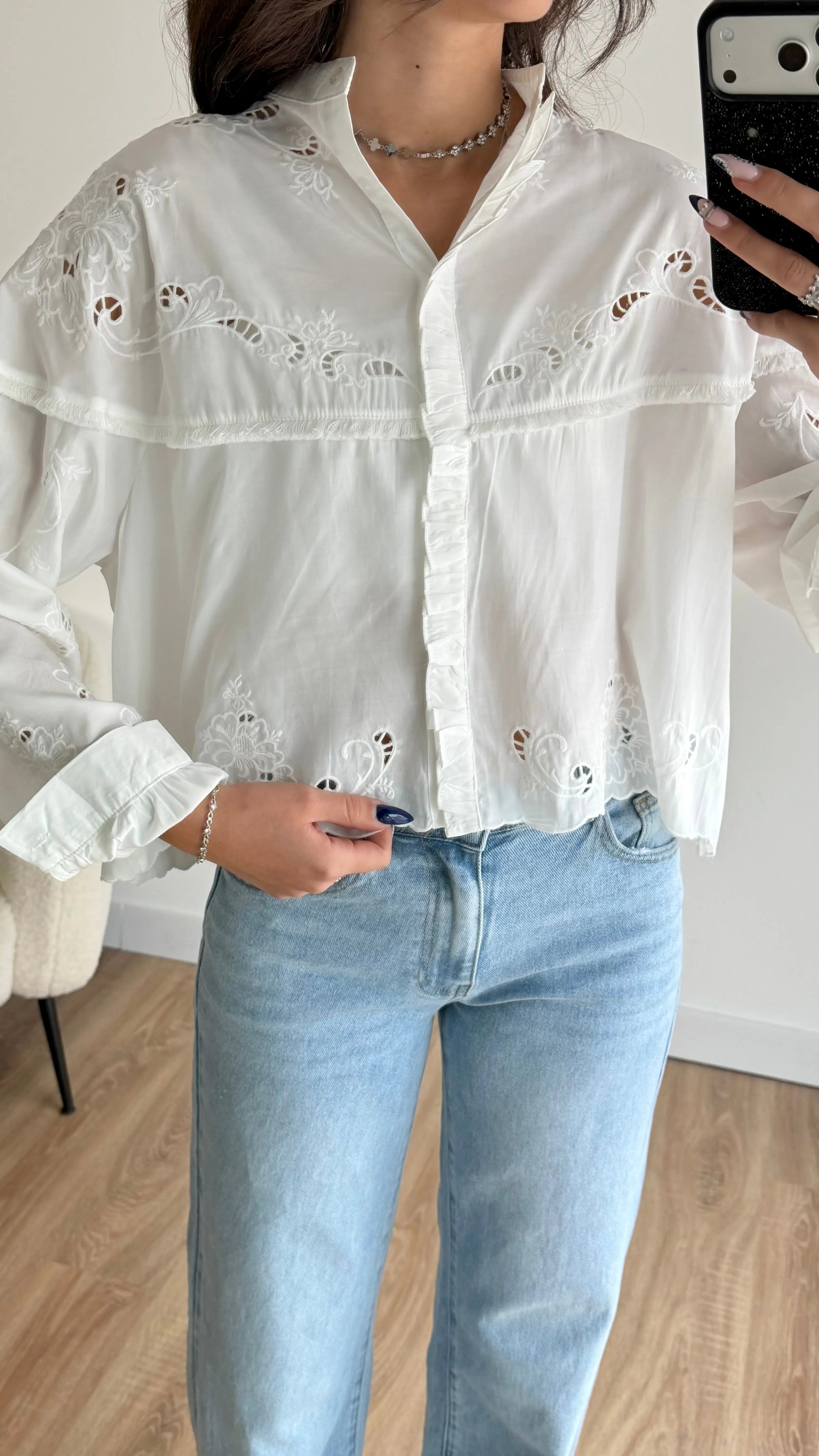 Chemisier blanc DS.Sélection