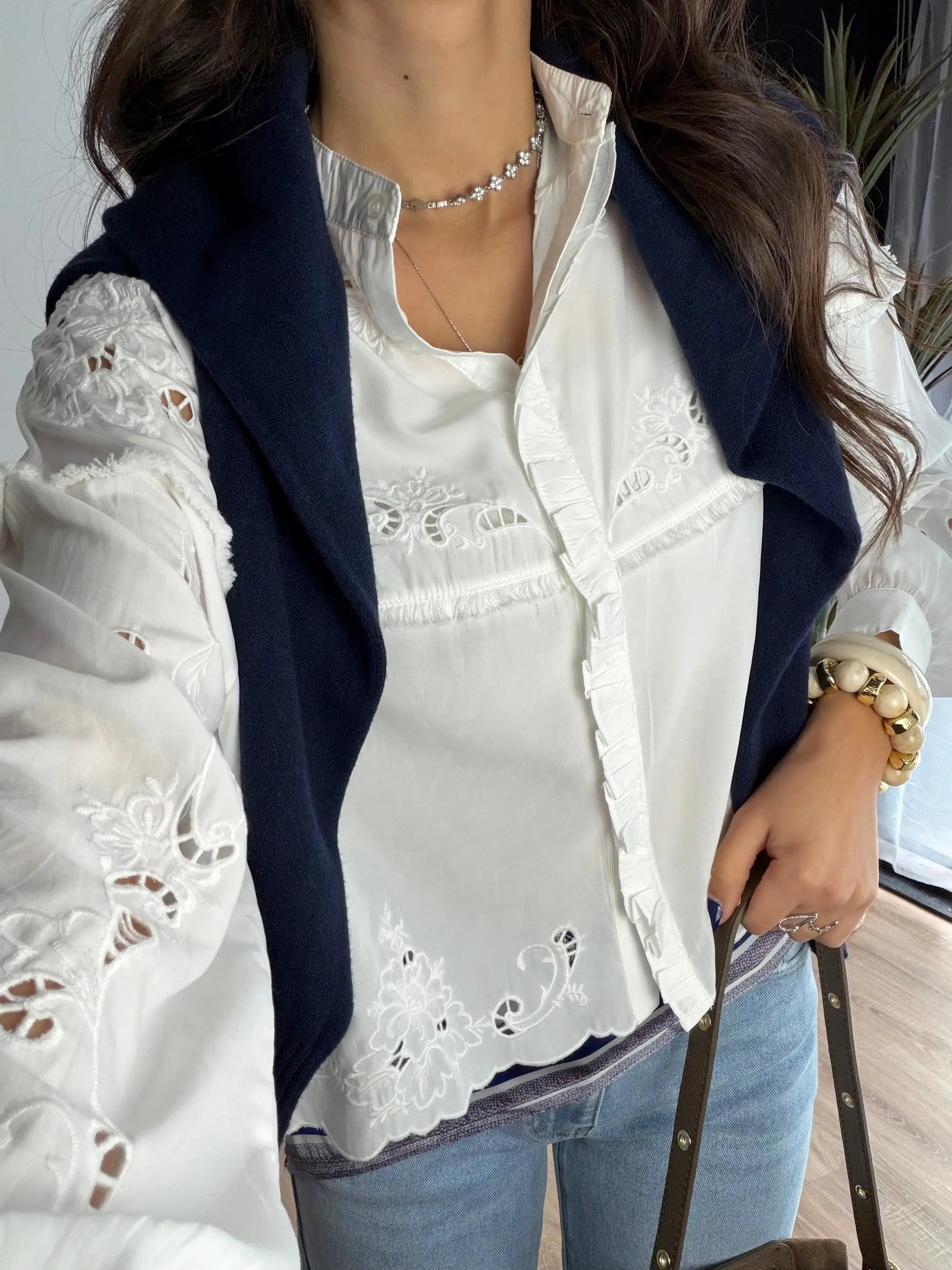 Chemisier blanc DS.Sélection