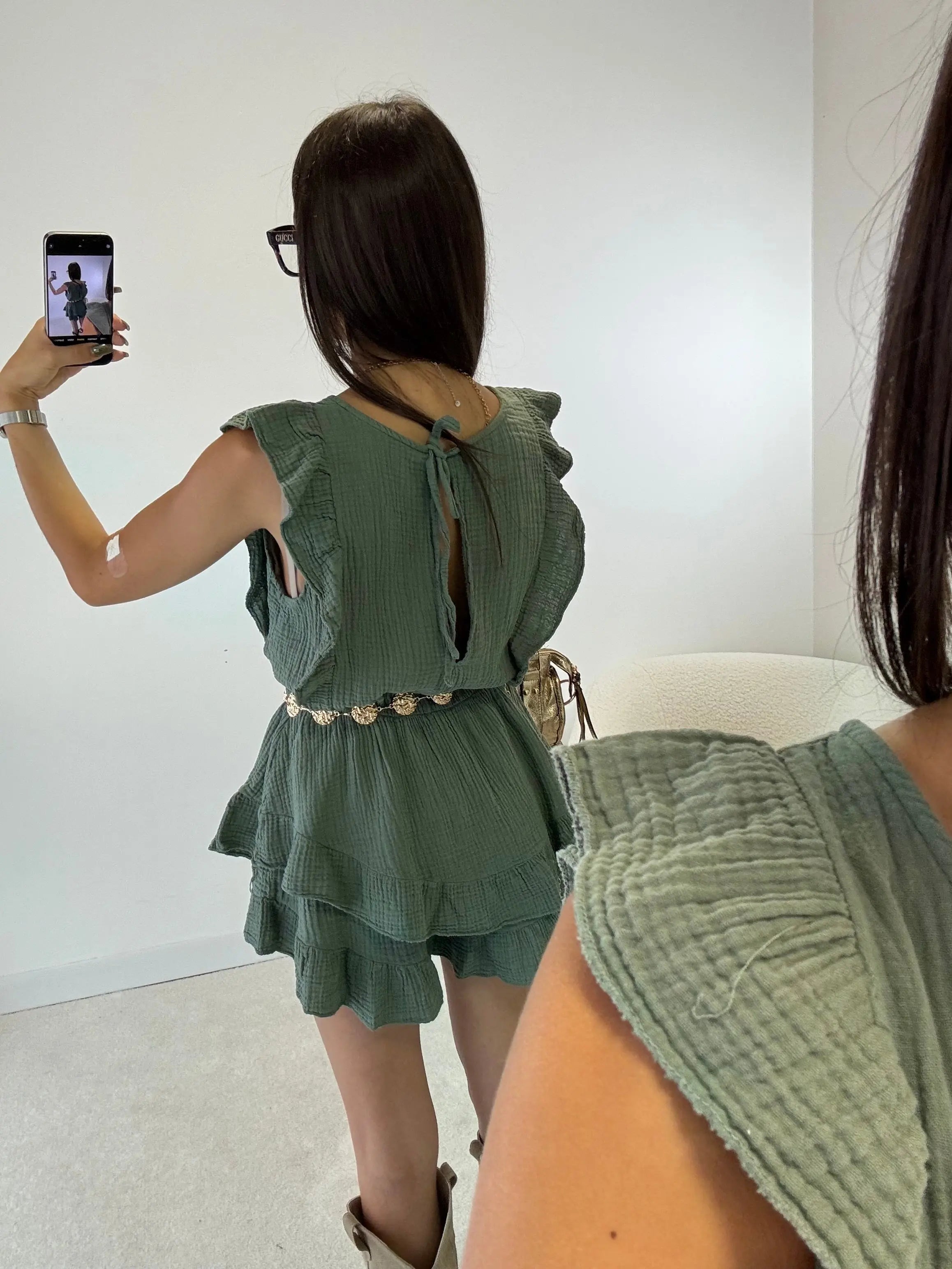 Combi-short en coton DS.Sélection