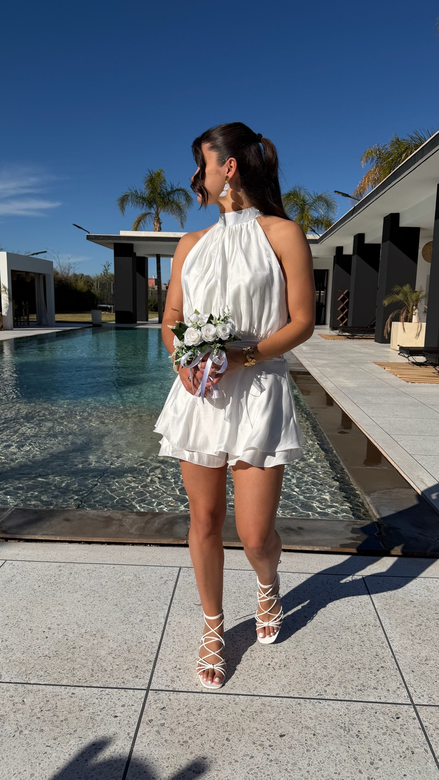 Combi-short satinée DS.Sélection