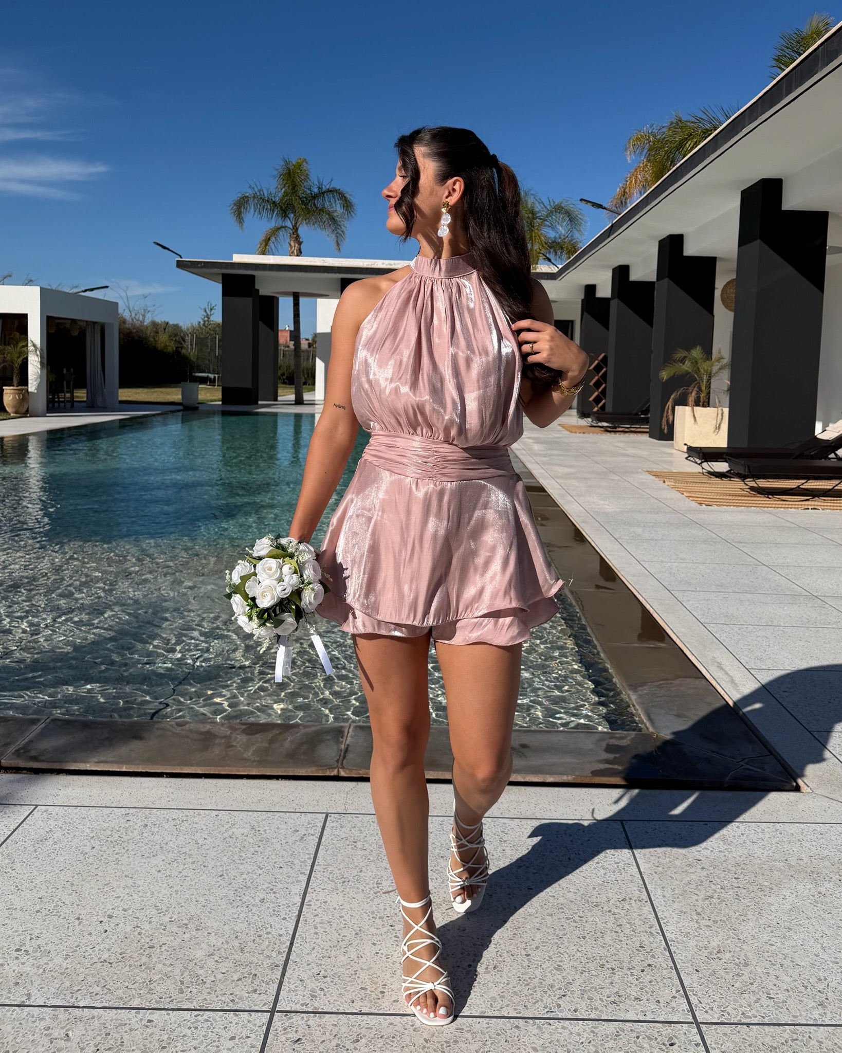 Combi-short satinée DS.Sélection