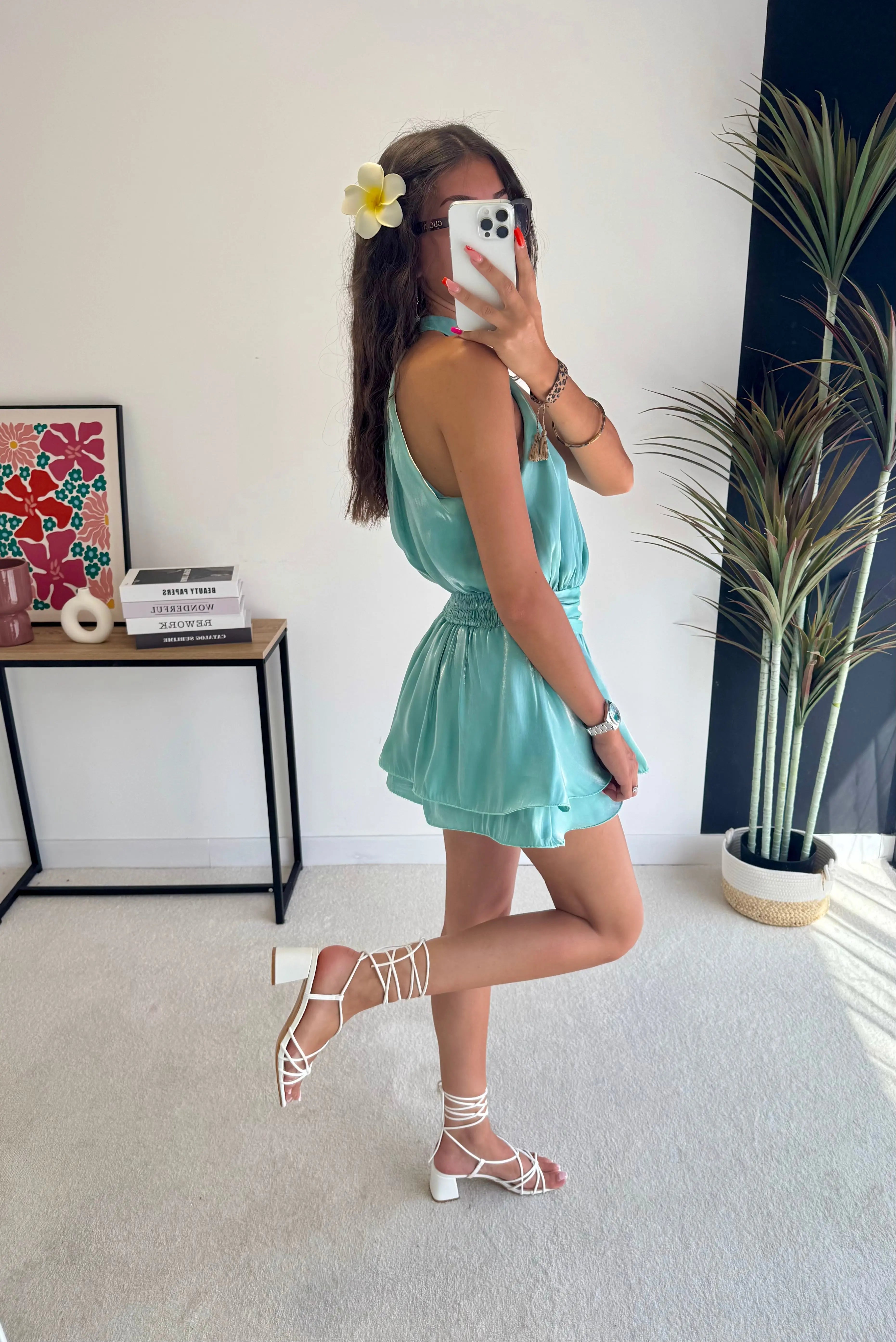 Combishort satinée DS.Sélection