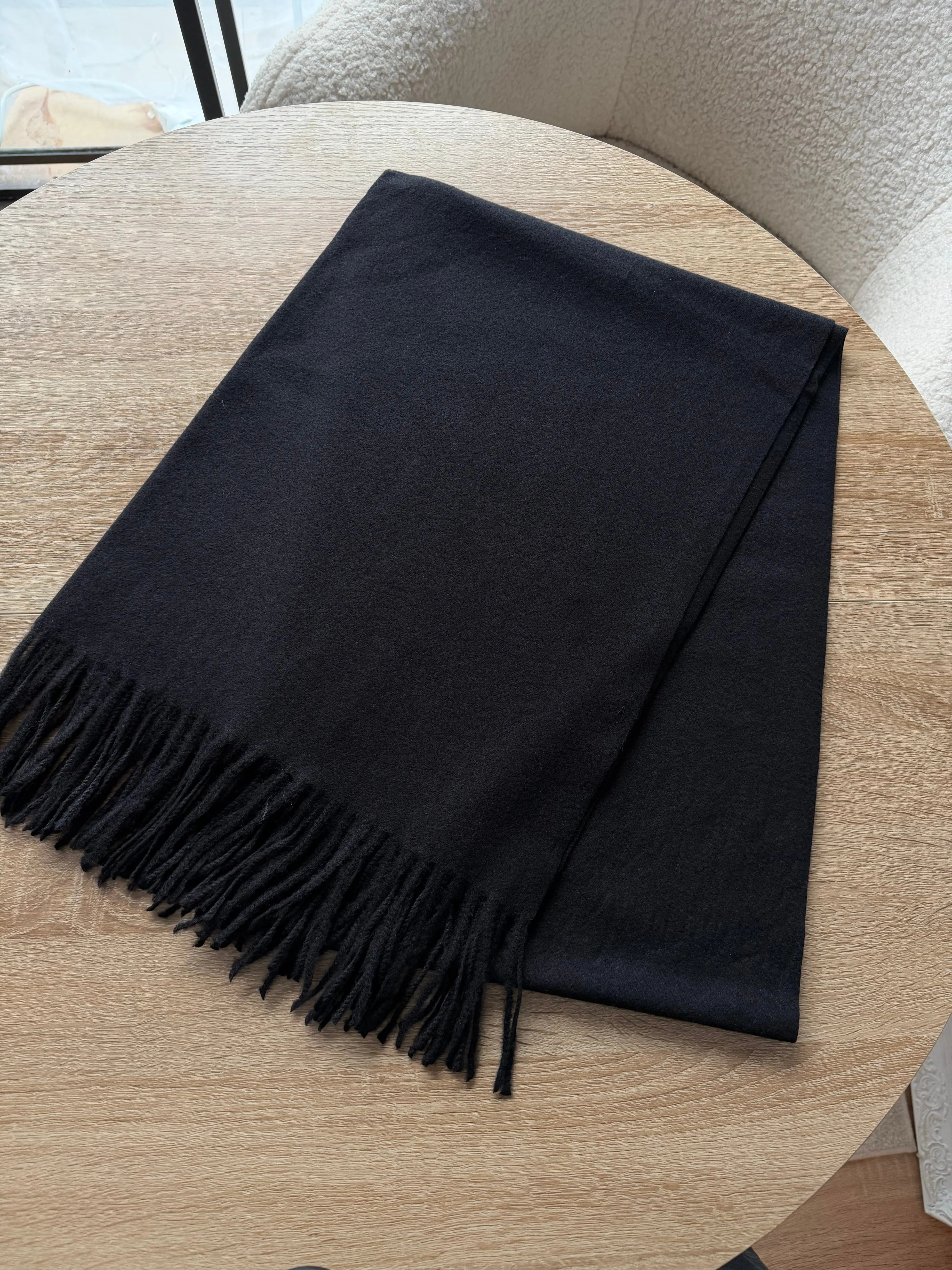 Écharpes à franges cashmere DS.Sélection