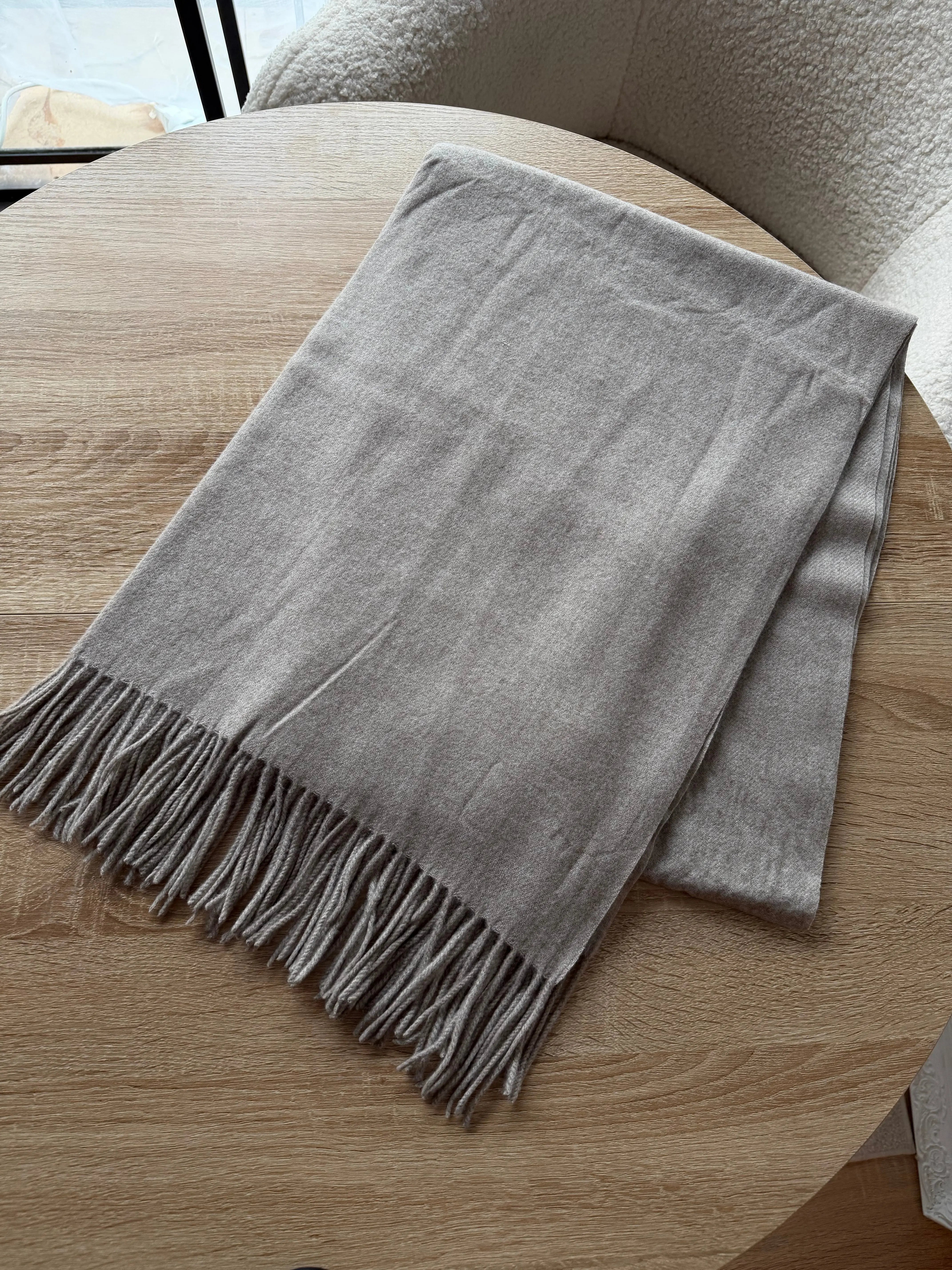 Écharpes à franges cashmere DS.Sélection