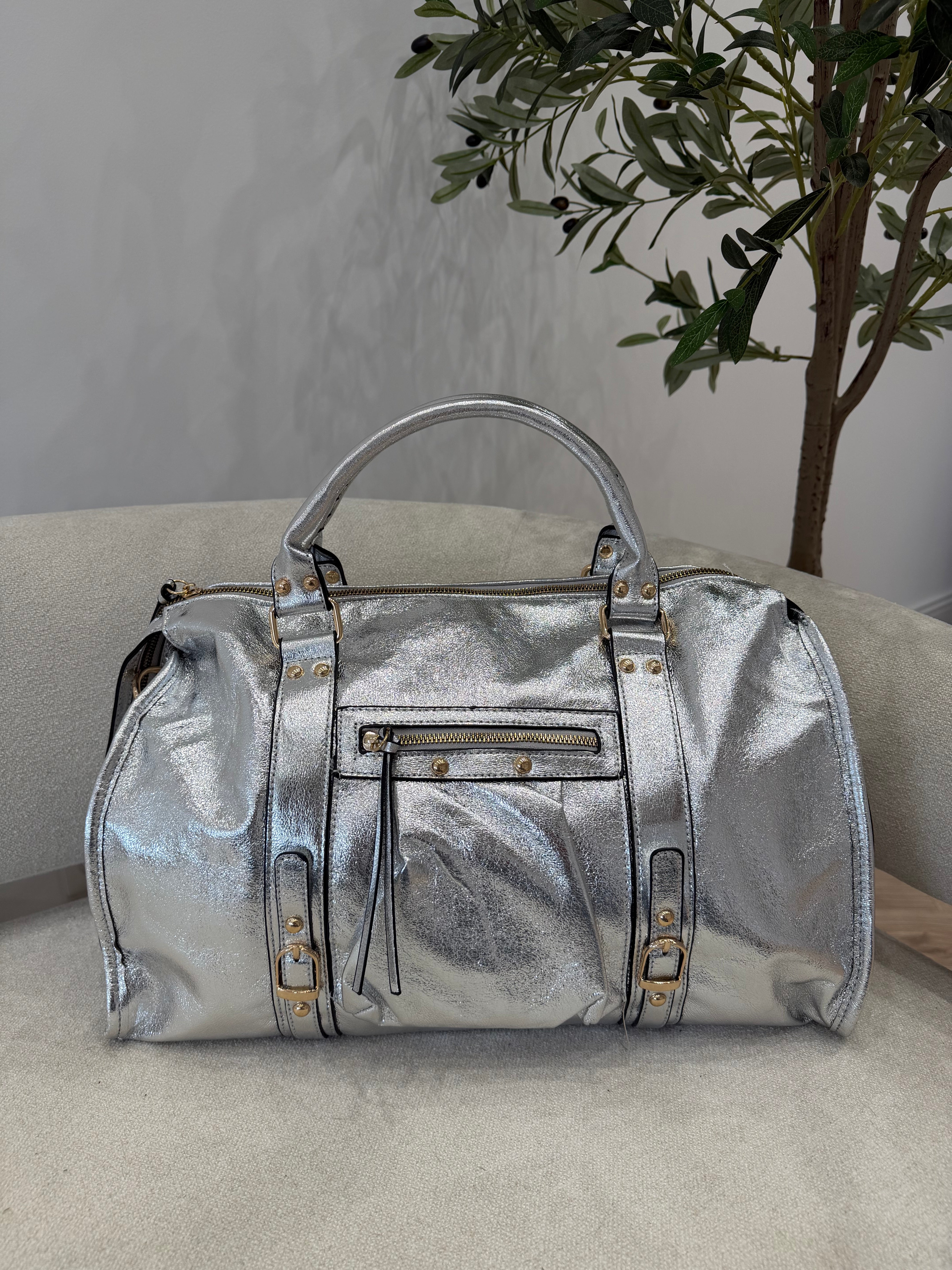 Grand sac irisé noir DS.Sélection