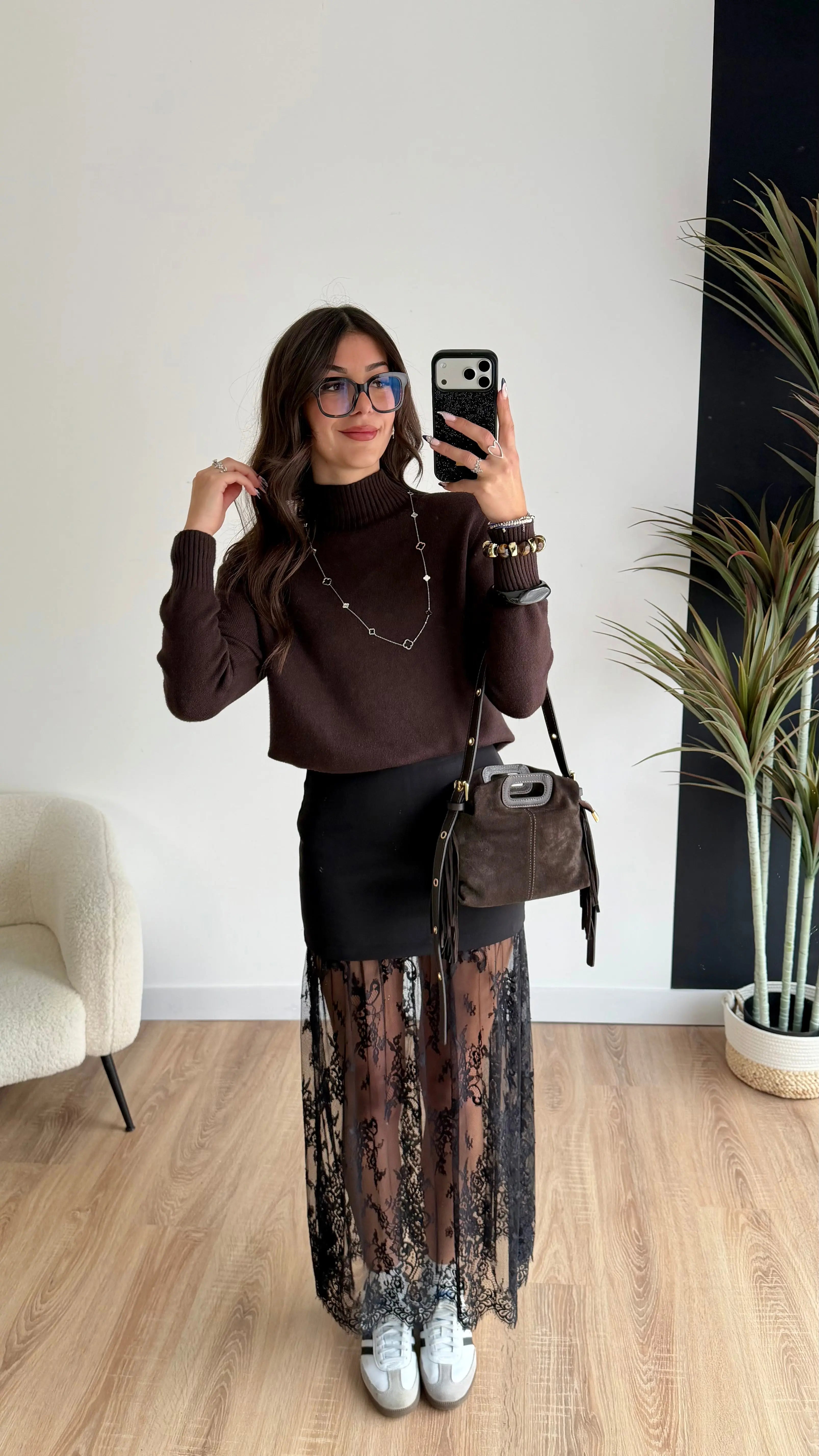 Jupe longue noir DS.Sélection