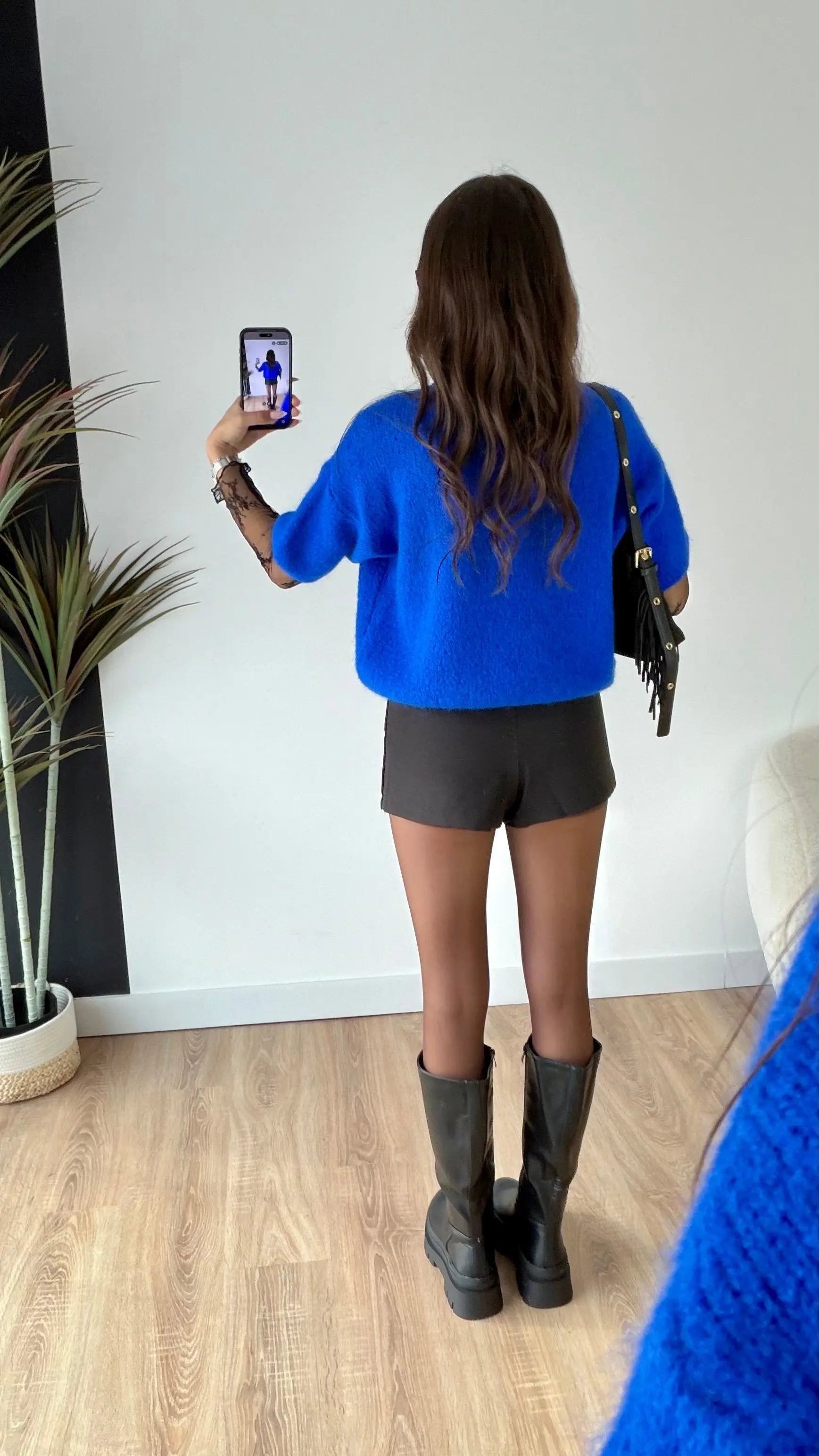 Jupe short noir DS.Sélection