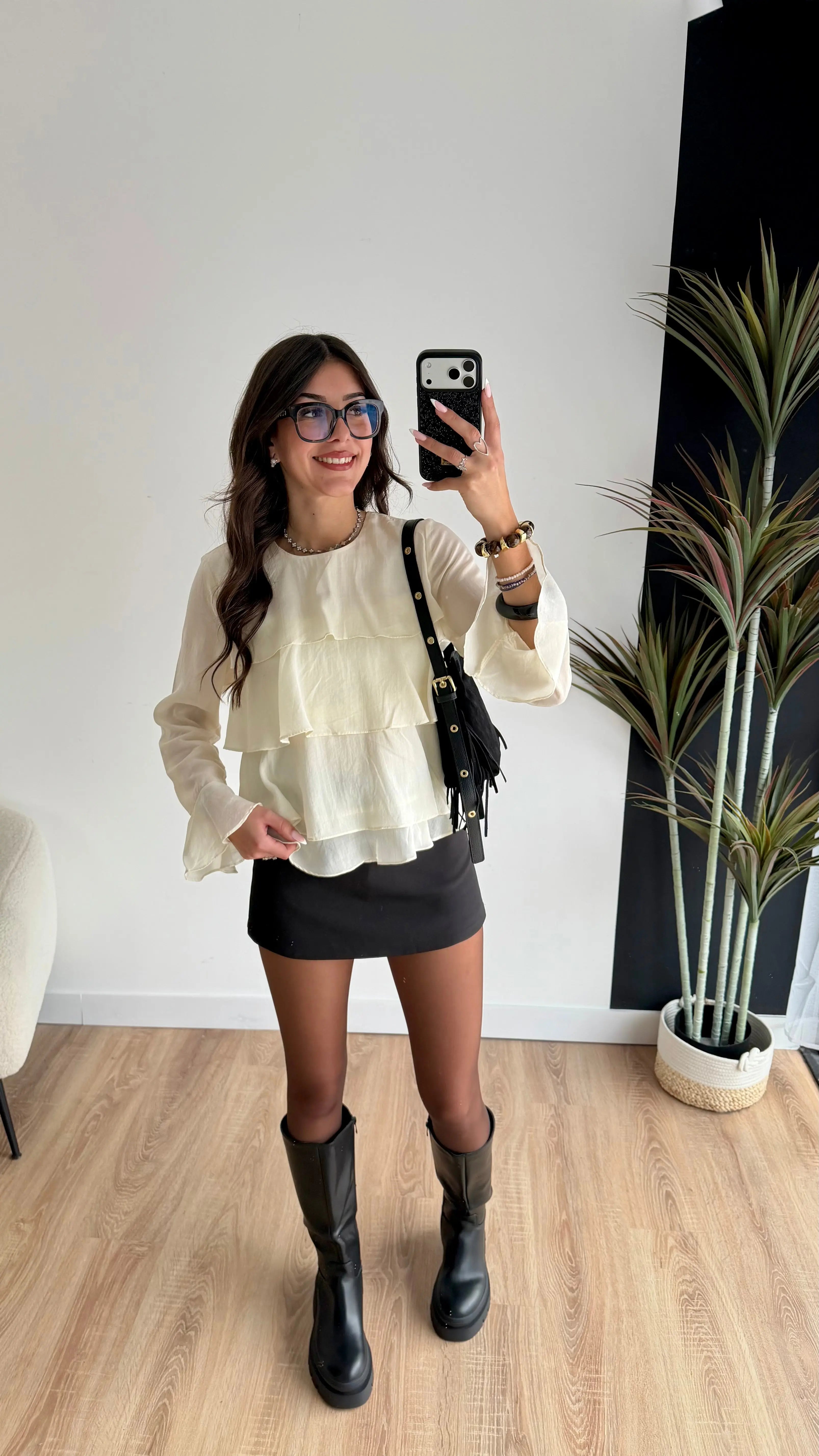 Jupe short noir DS.Sélection