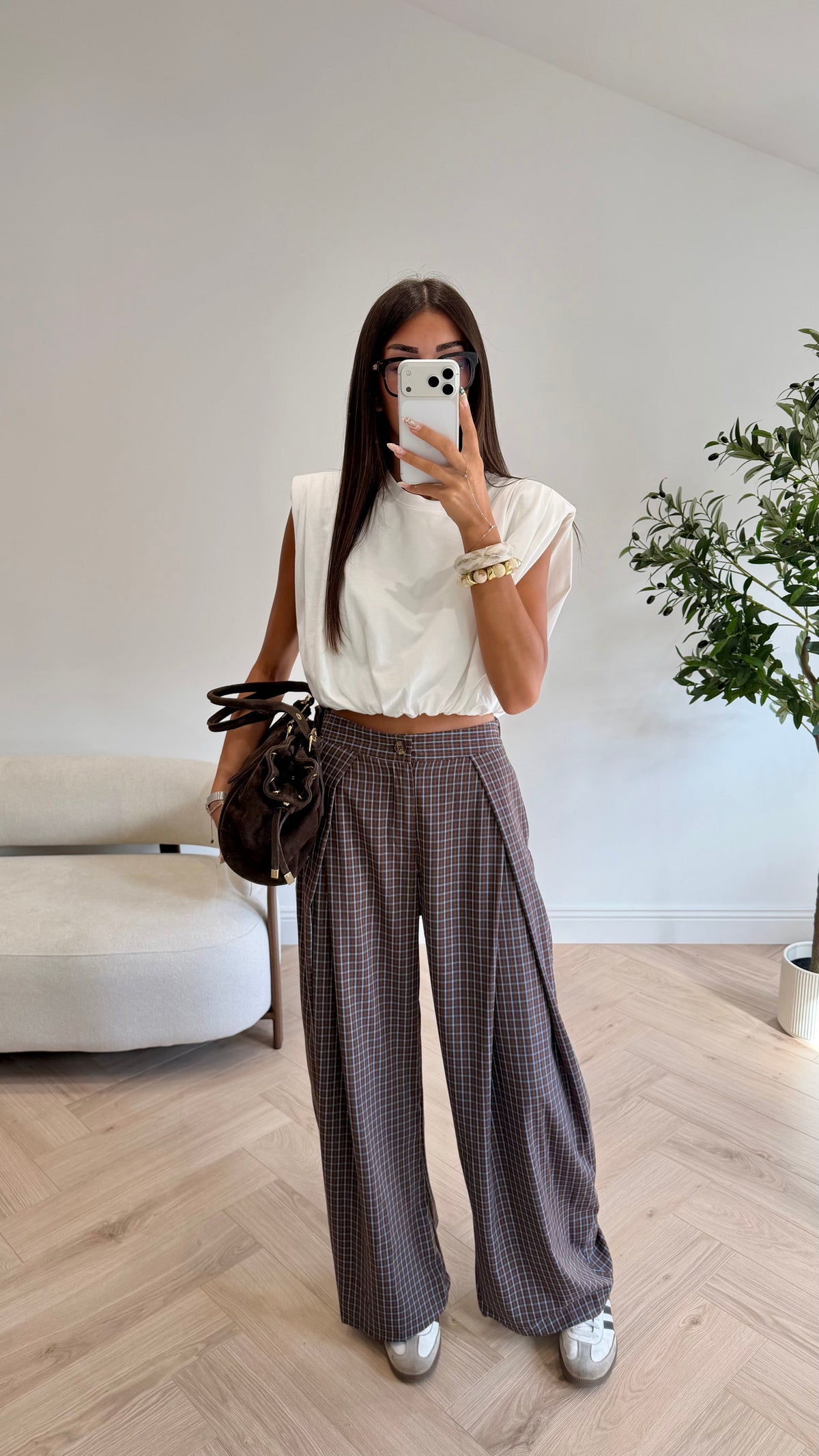 Pantalon à carreaux DS.Sélection