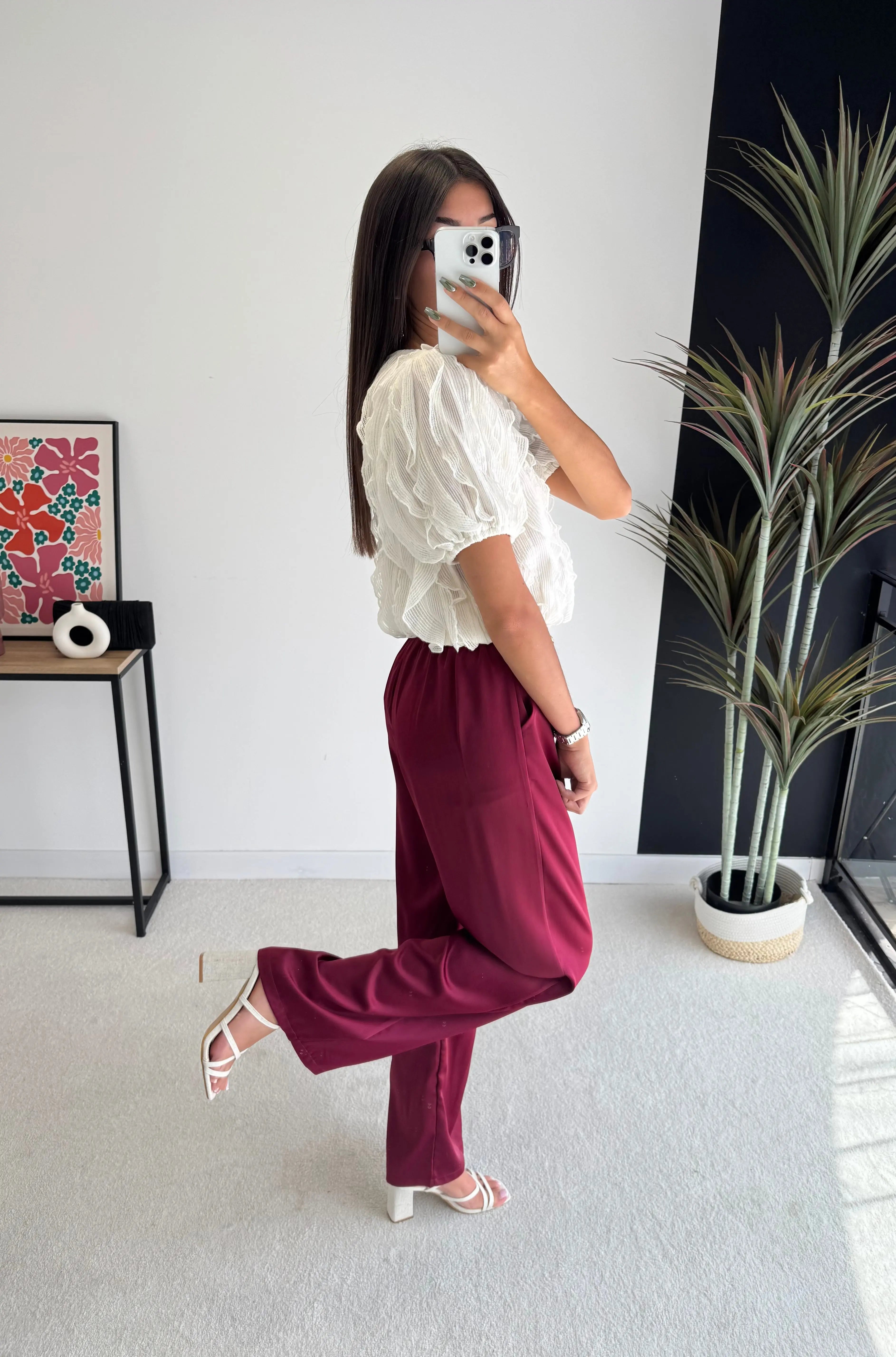 Pantalon bordeaux DS.Sélection