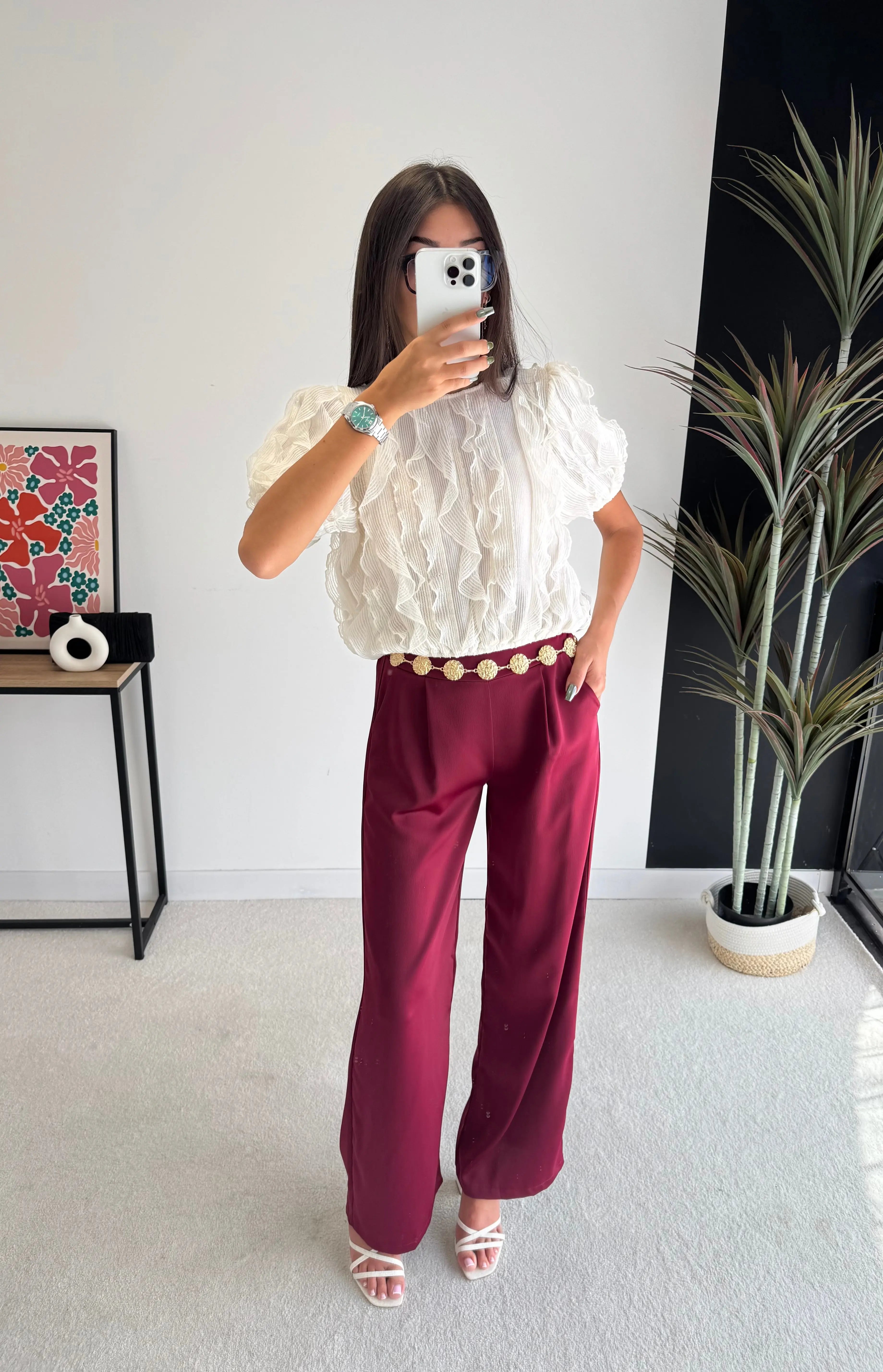 Pantalon bordeaux DS.Sélection