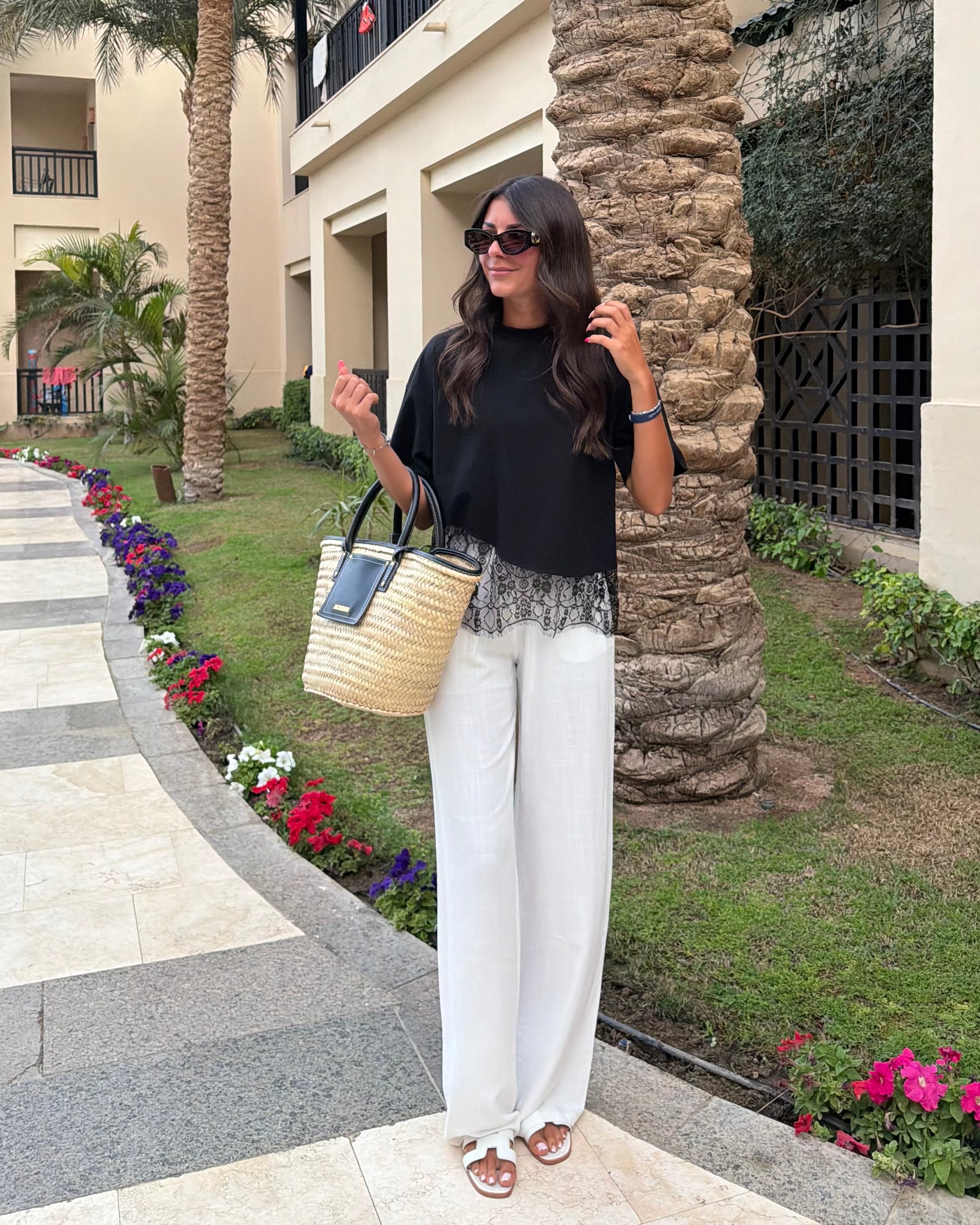 Pantalon effet lin DS.Sélection