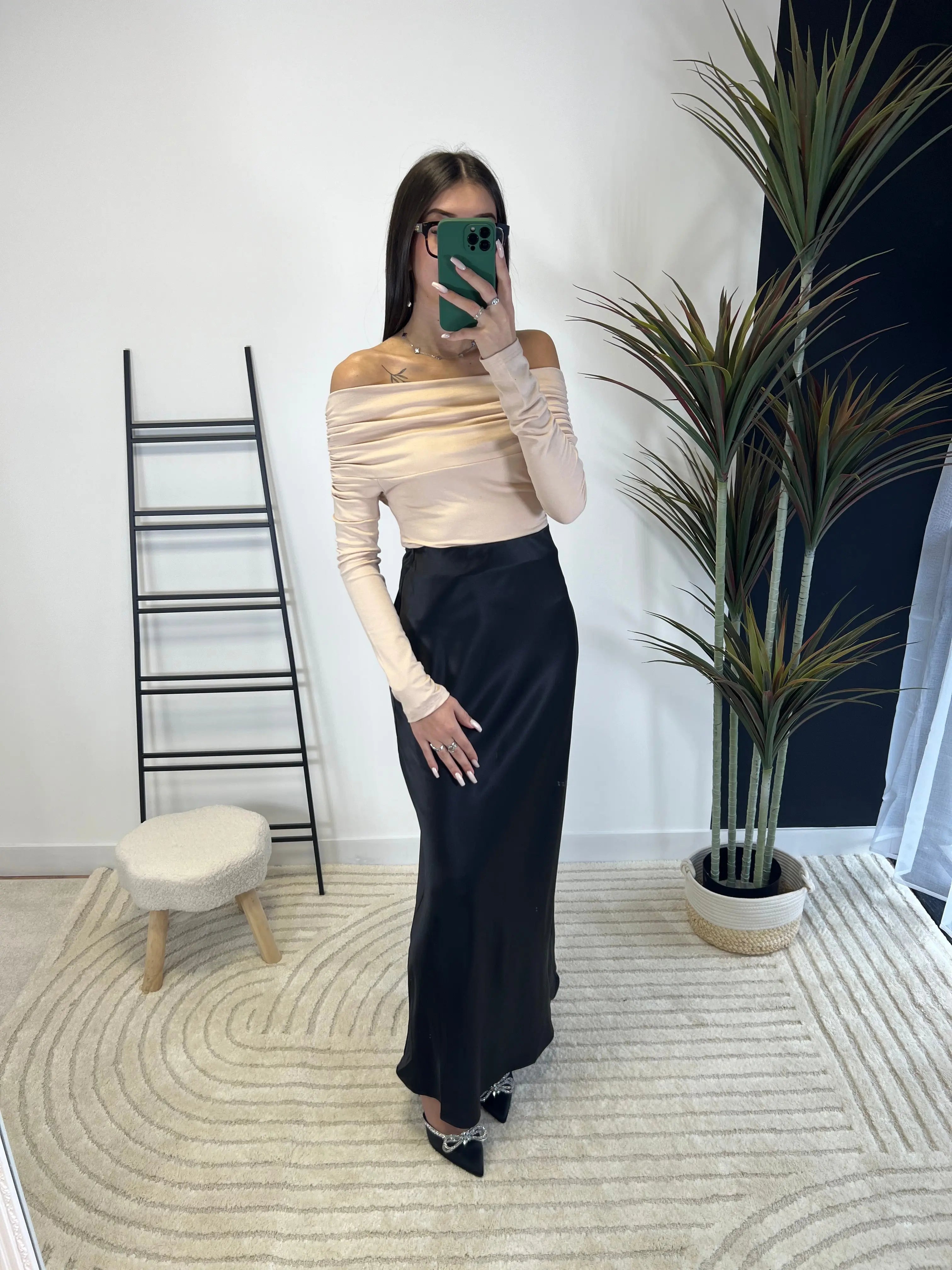 Pull bardot beige DS.Sélection