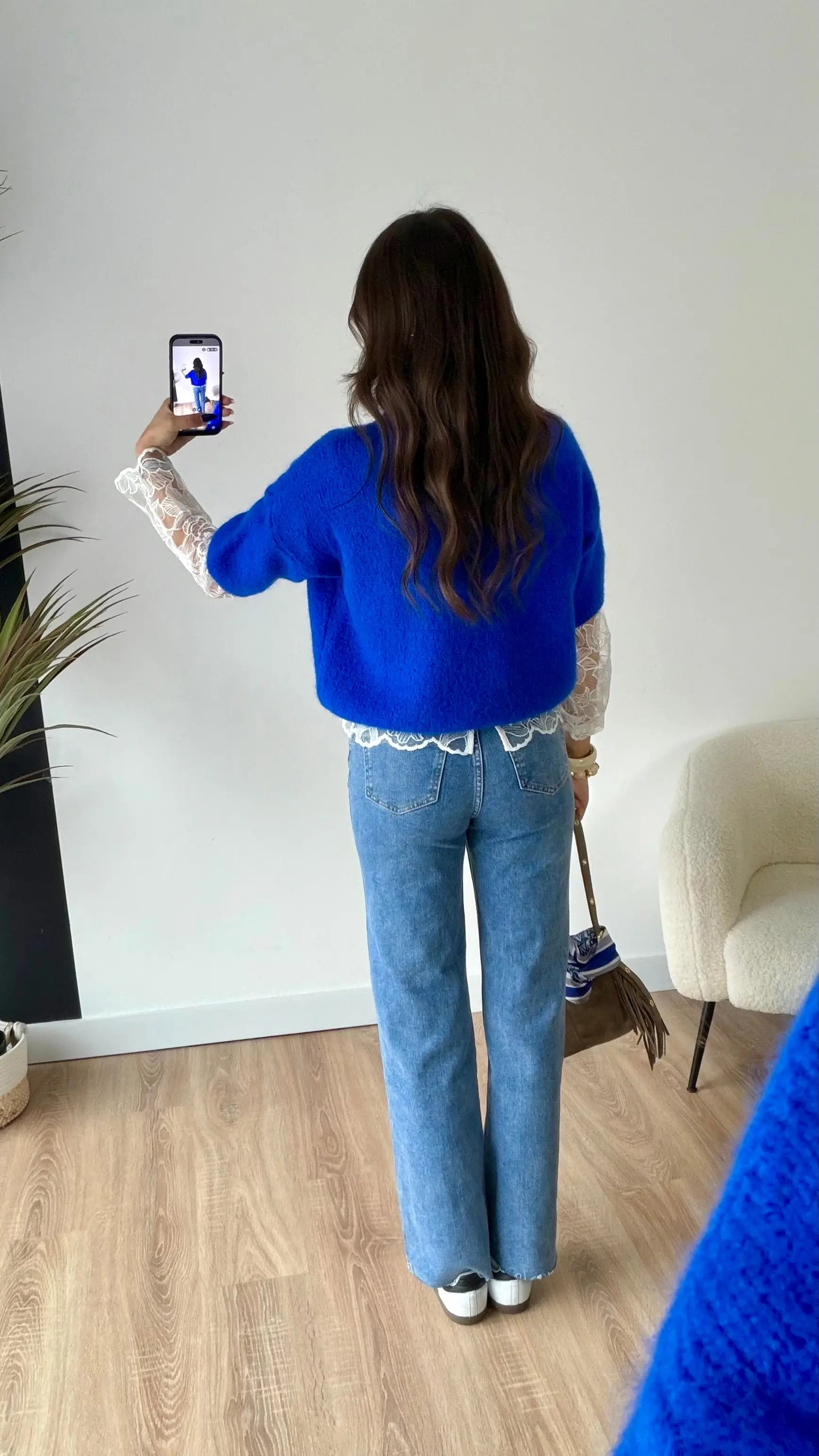 Pull bleu DS.Sélection