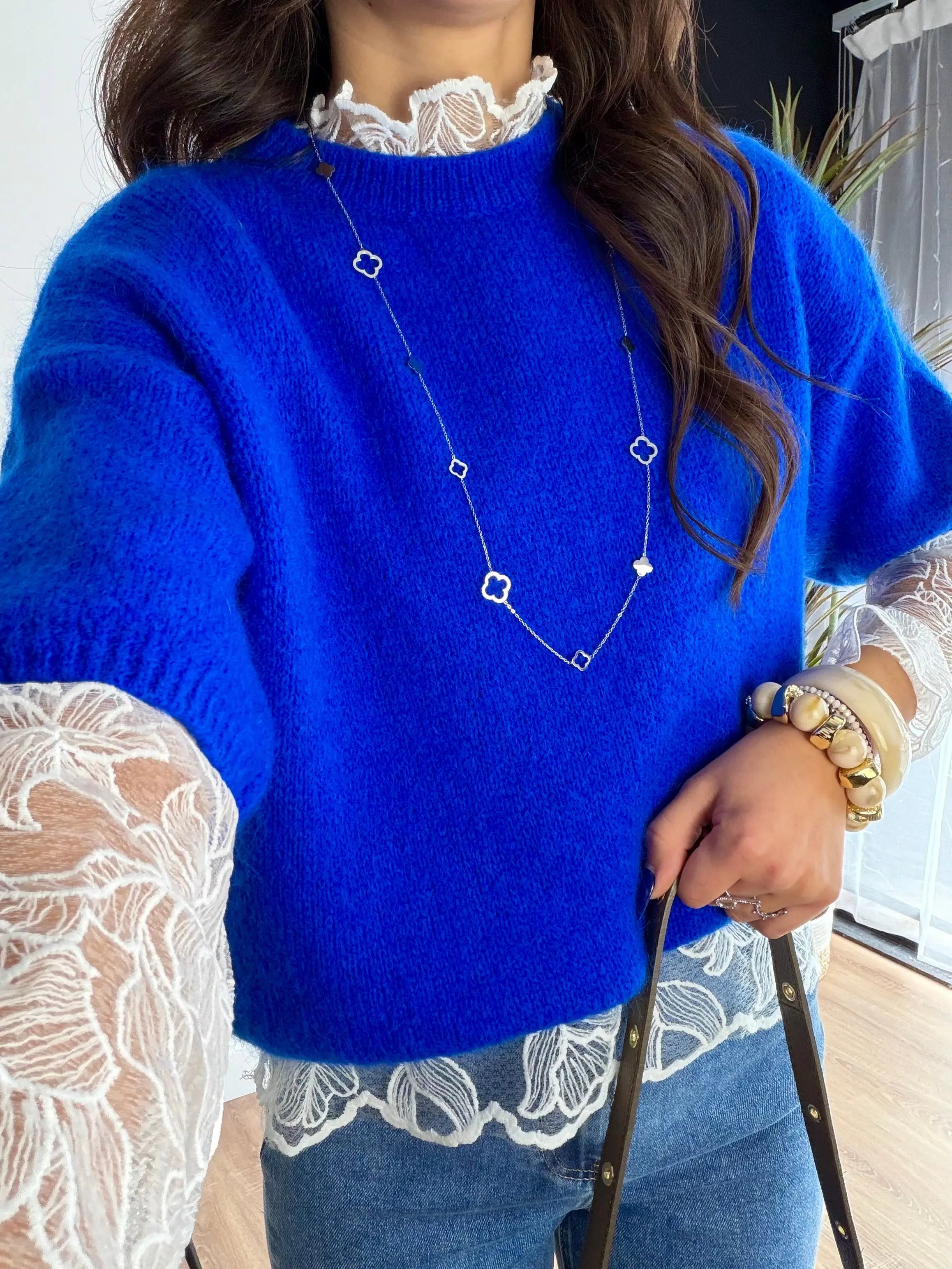 Pull bleu DS.Sélection