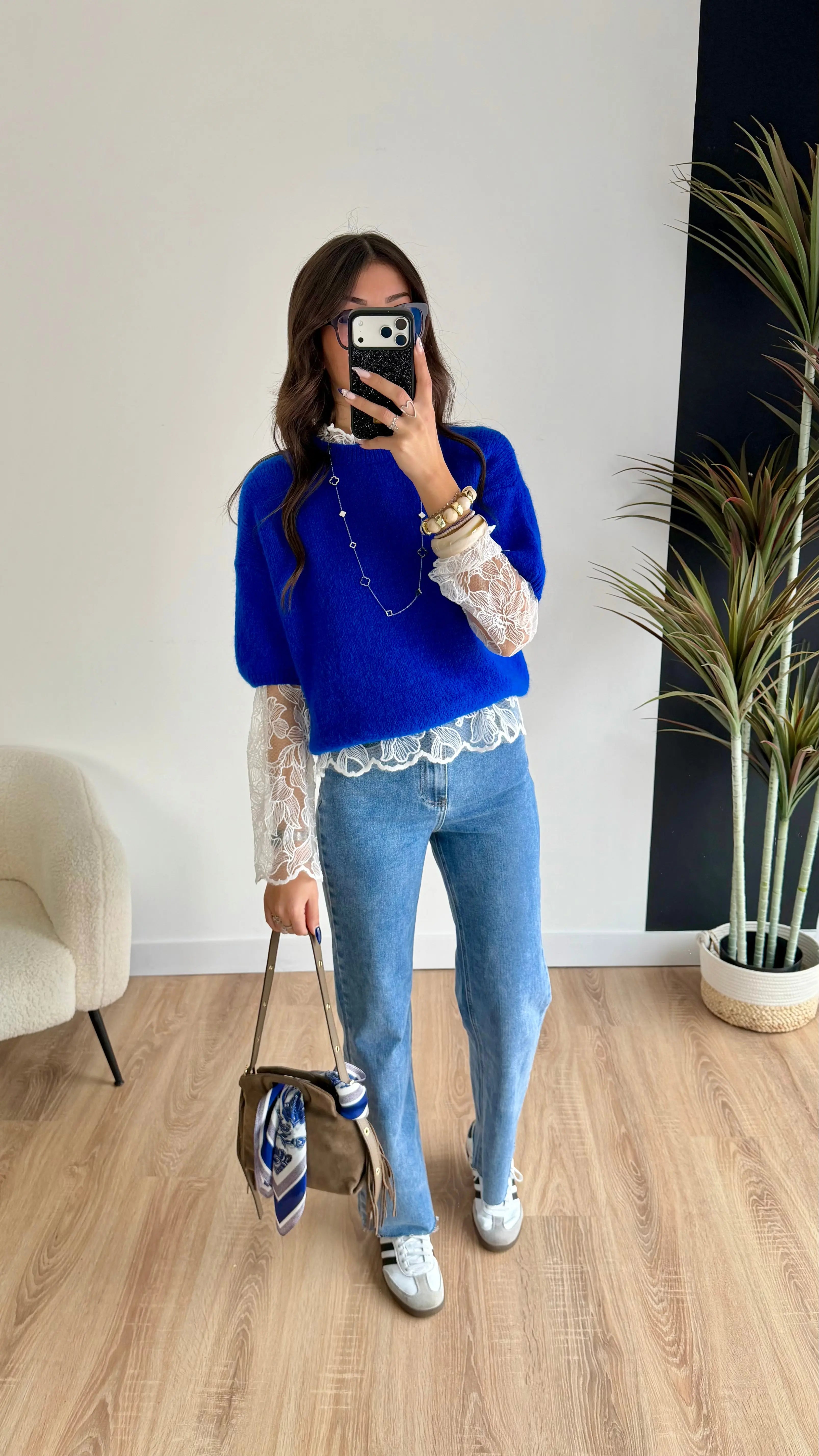 Pull bleu DS.Sélection