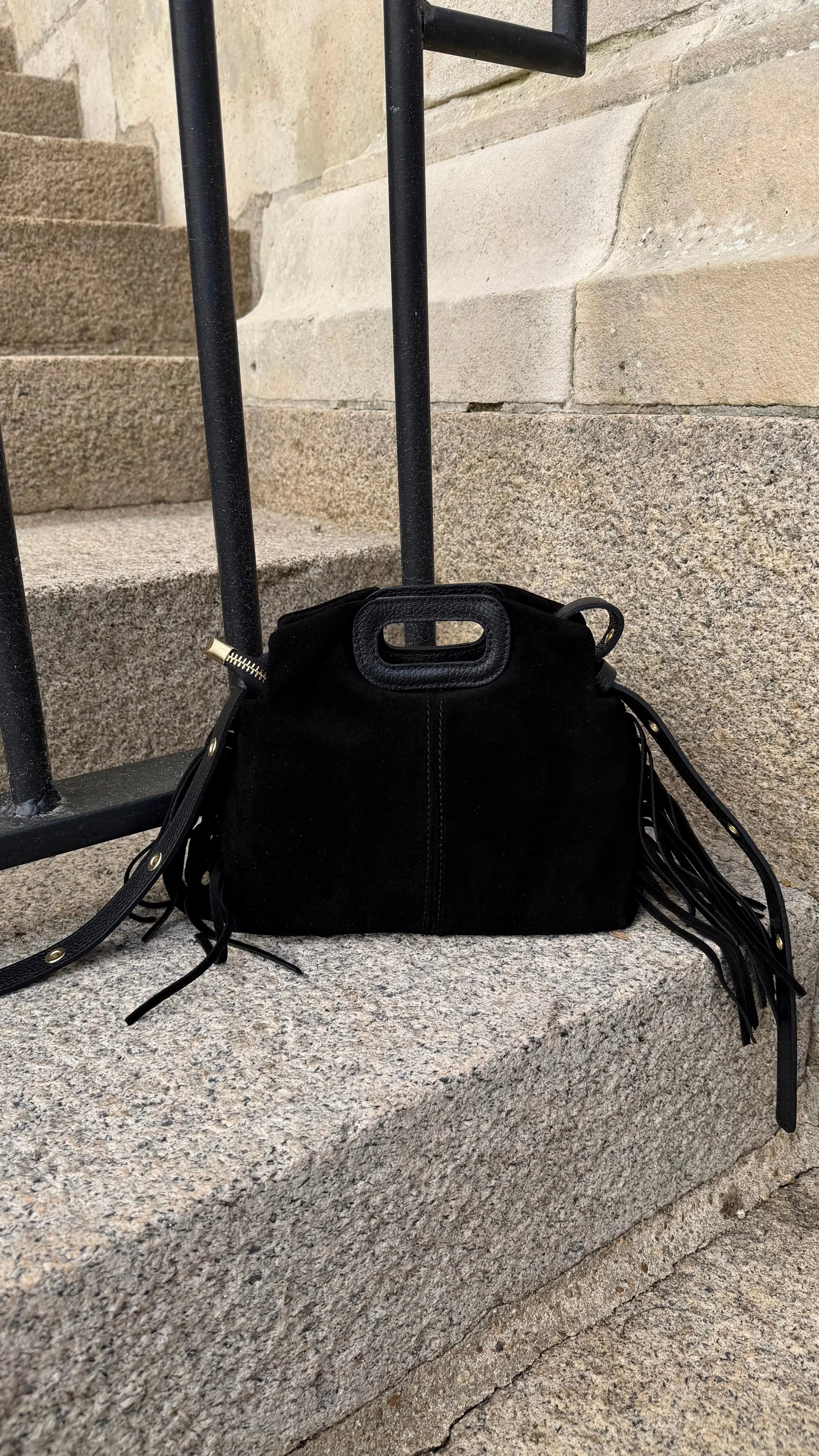 Sac Maya cuir/daim DS.Sélection