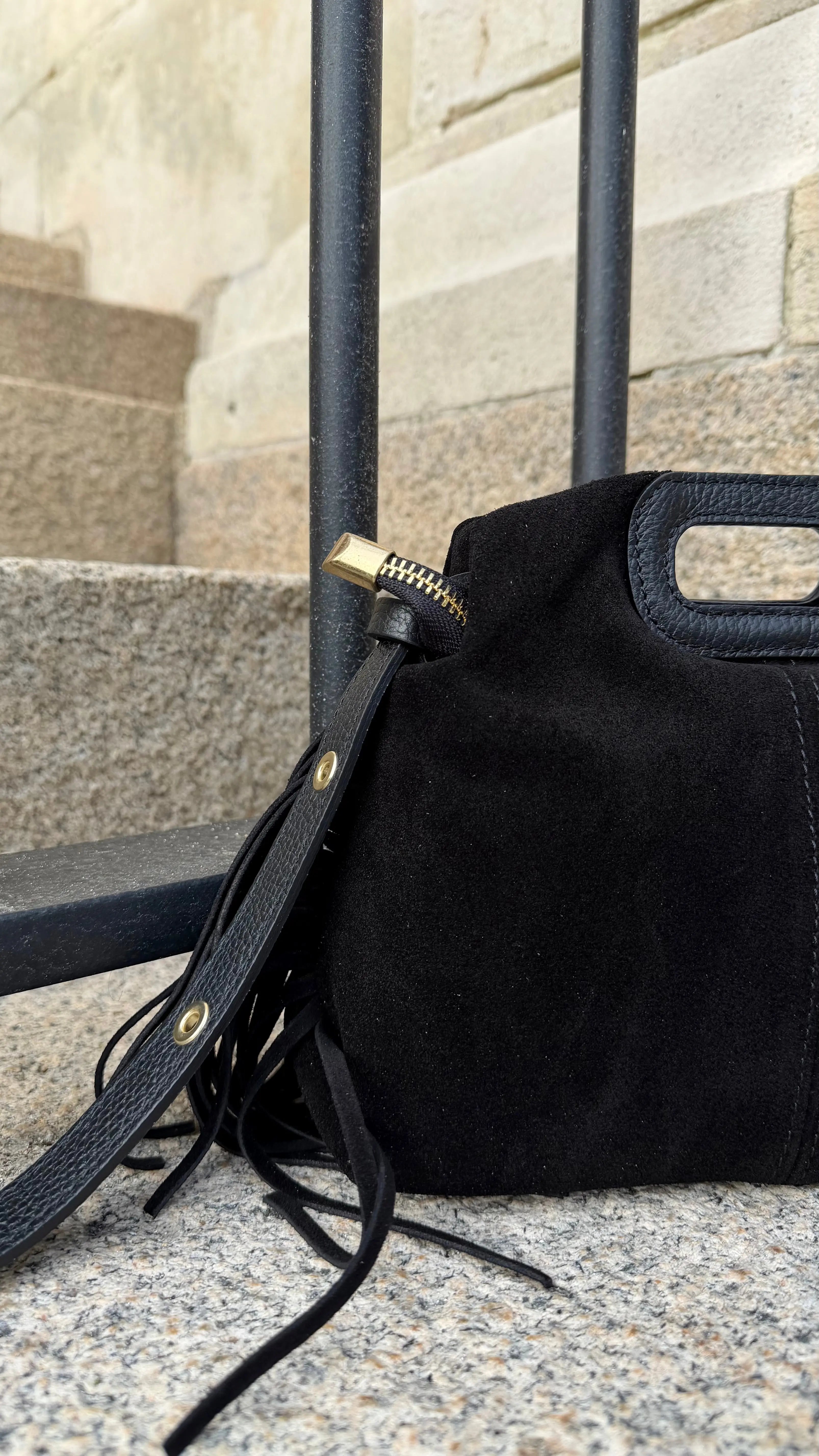 Sac Maya cuir/daim DS.Sélection