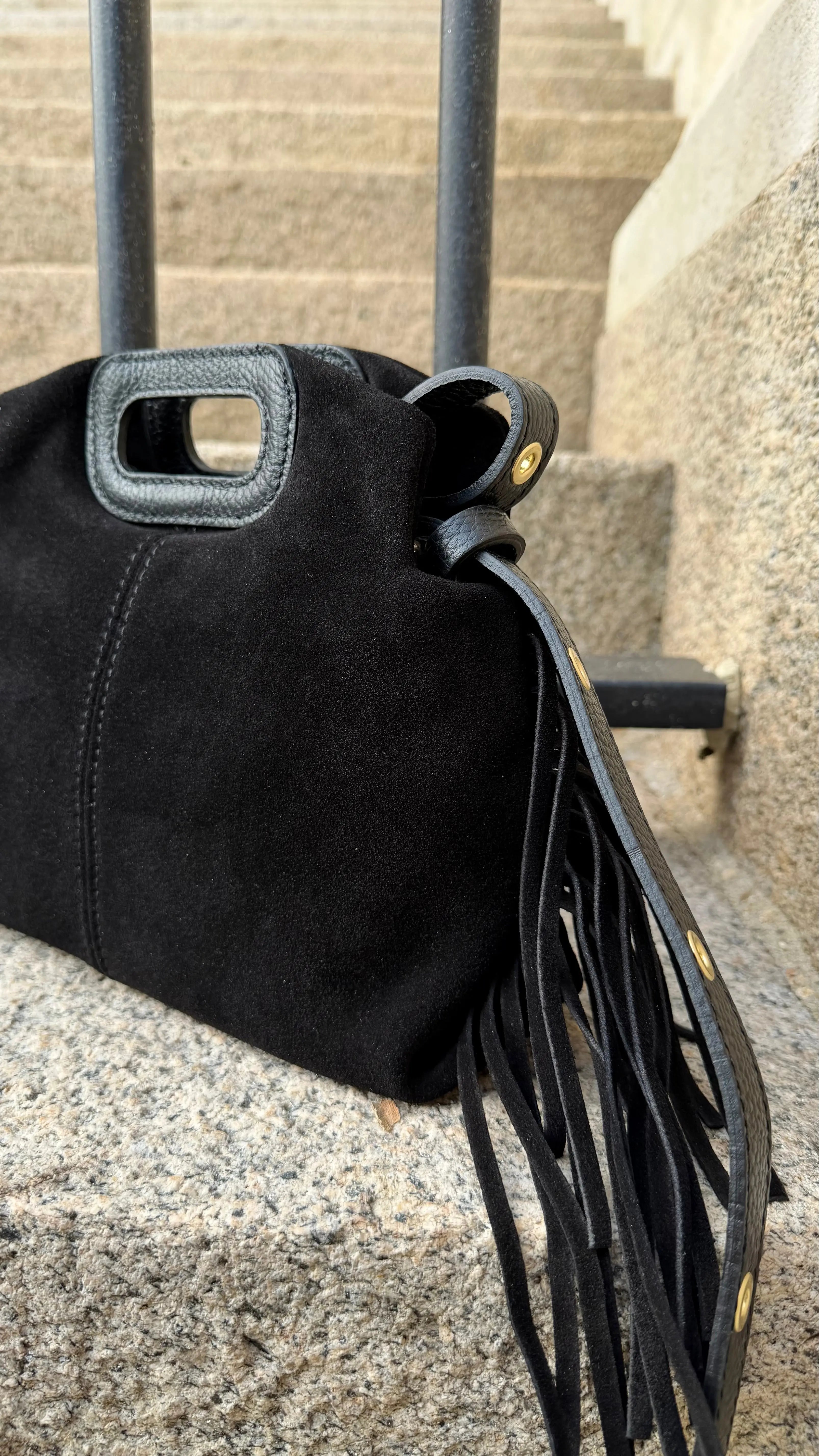 Sac Maya cuir/daim DS.Sélection