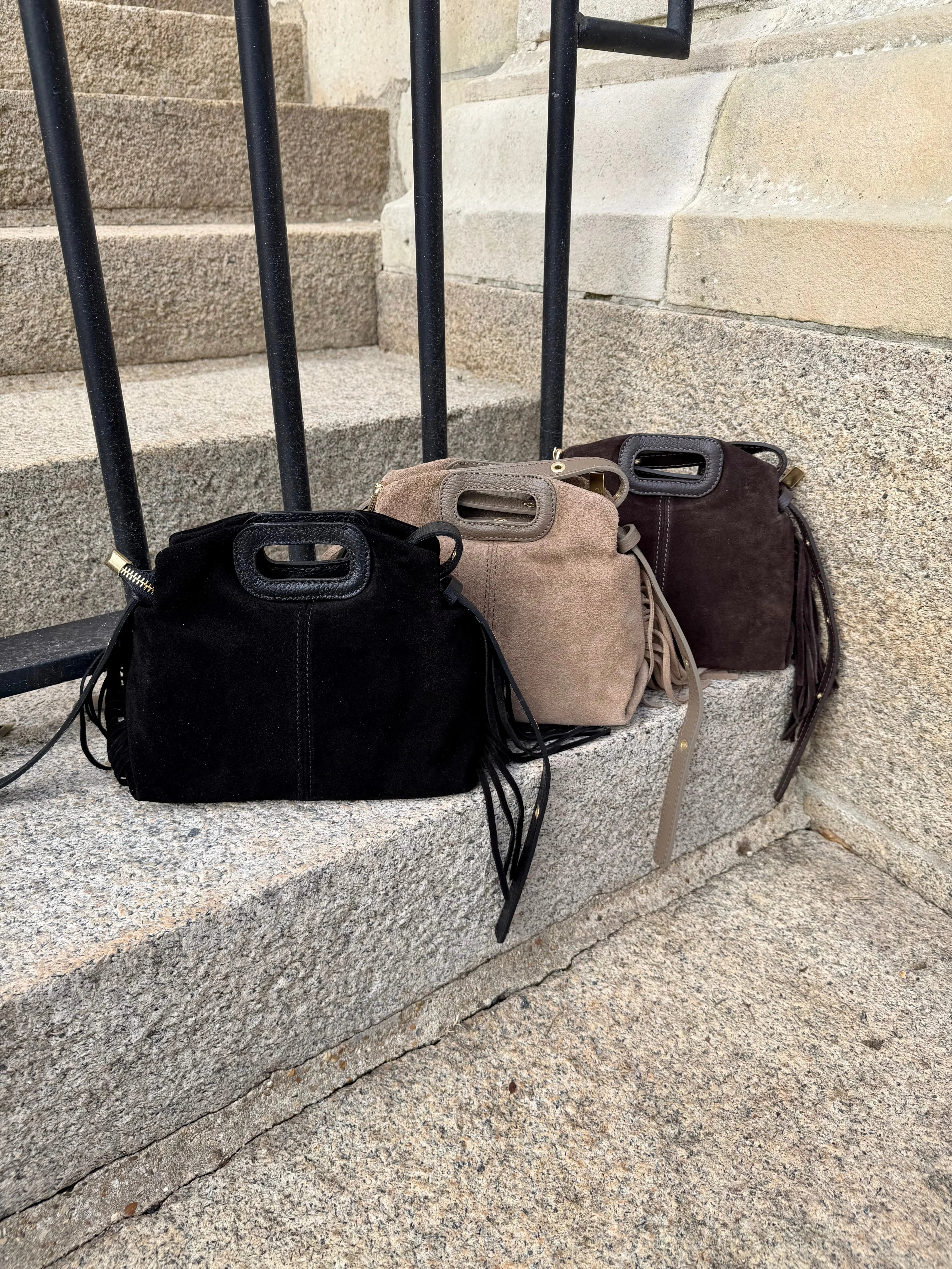 Sac Maya cuir/daim DS.Sélection