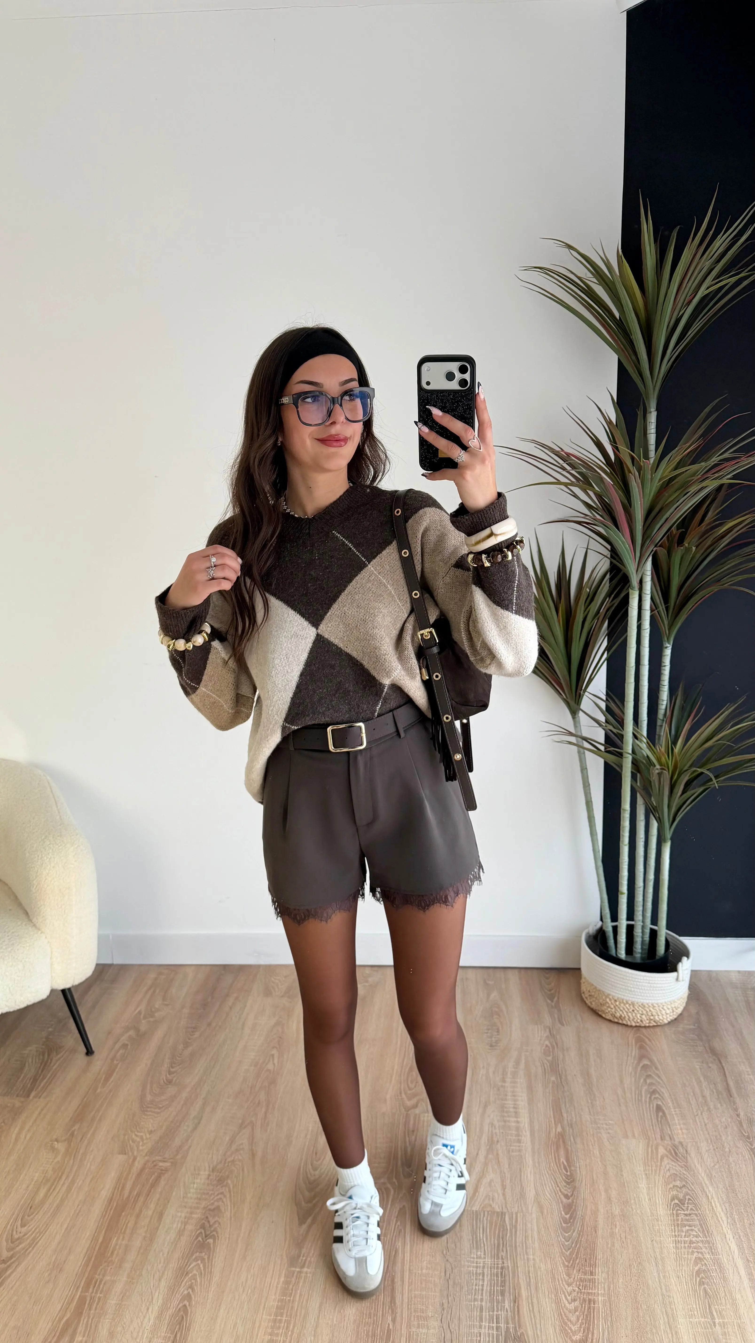 Short dentelle choco DS.Sélection