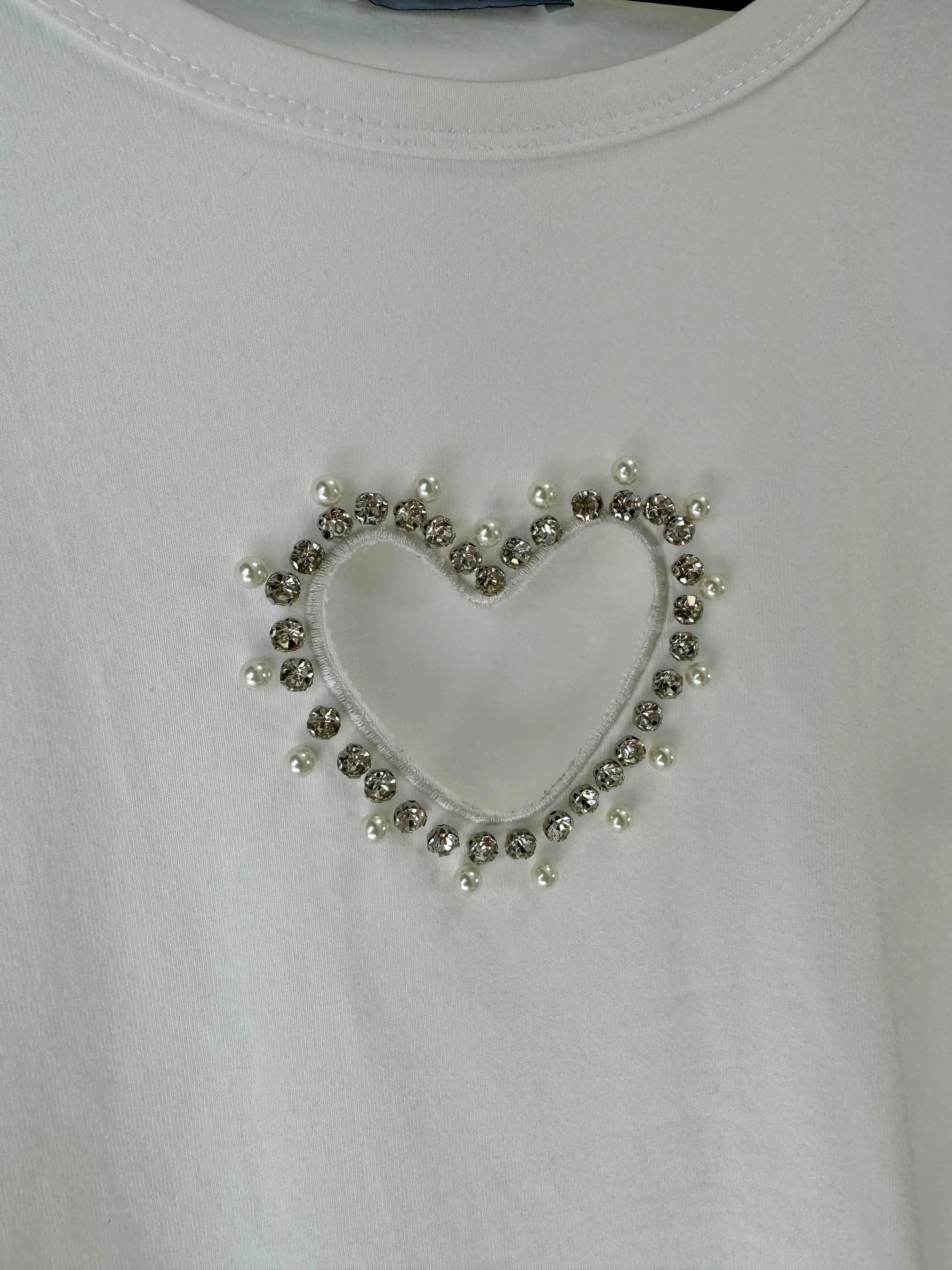 T-shirt blanc coeur DS.Sélection