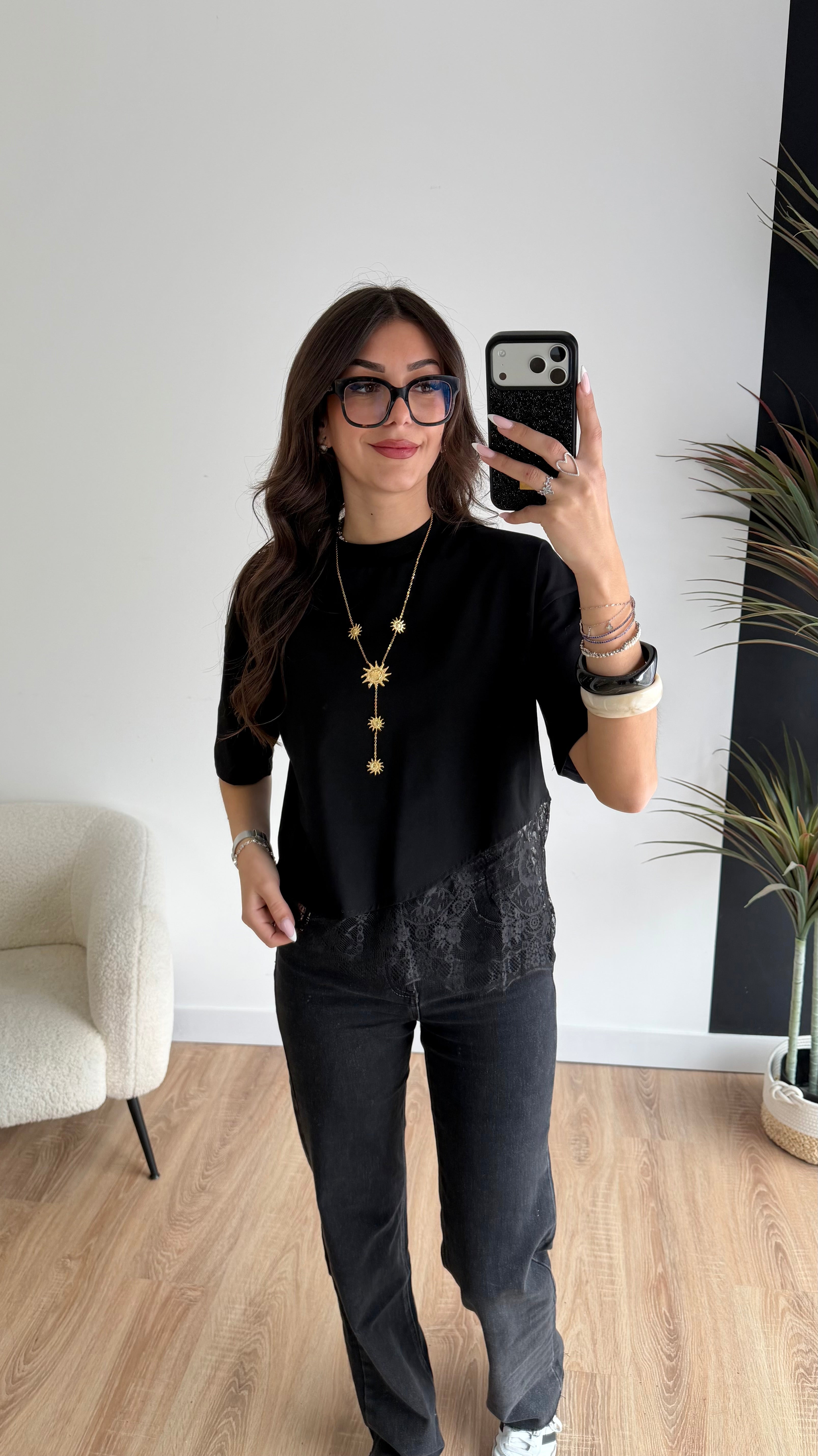 T-shirt dentelle DS.Sélection