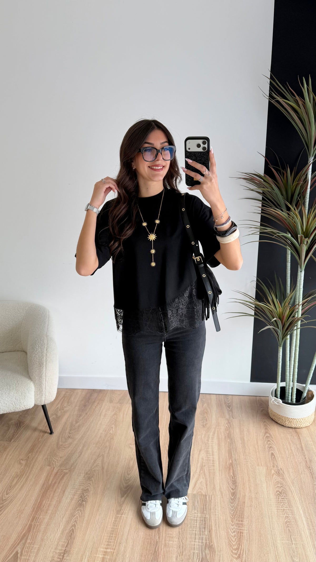 T-shirt dentelle DS.Sélection