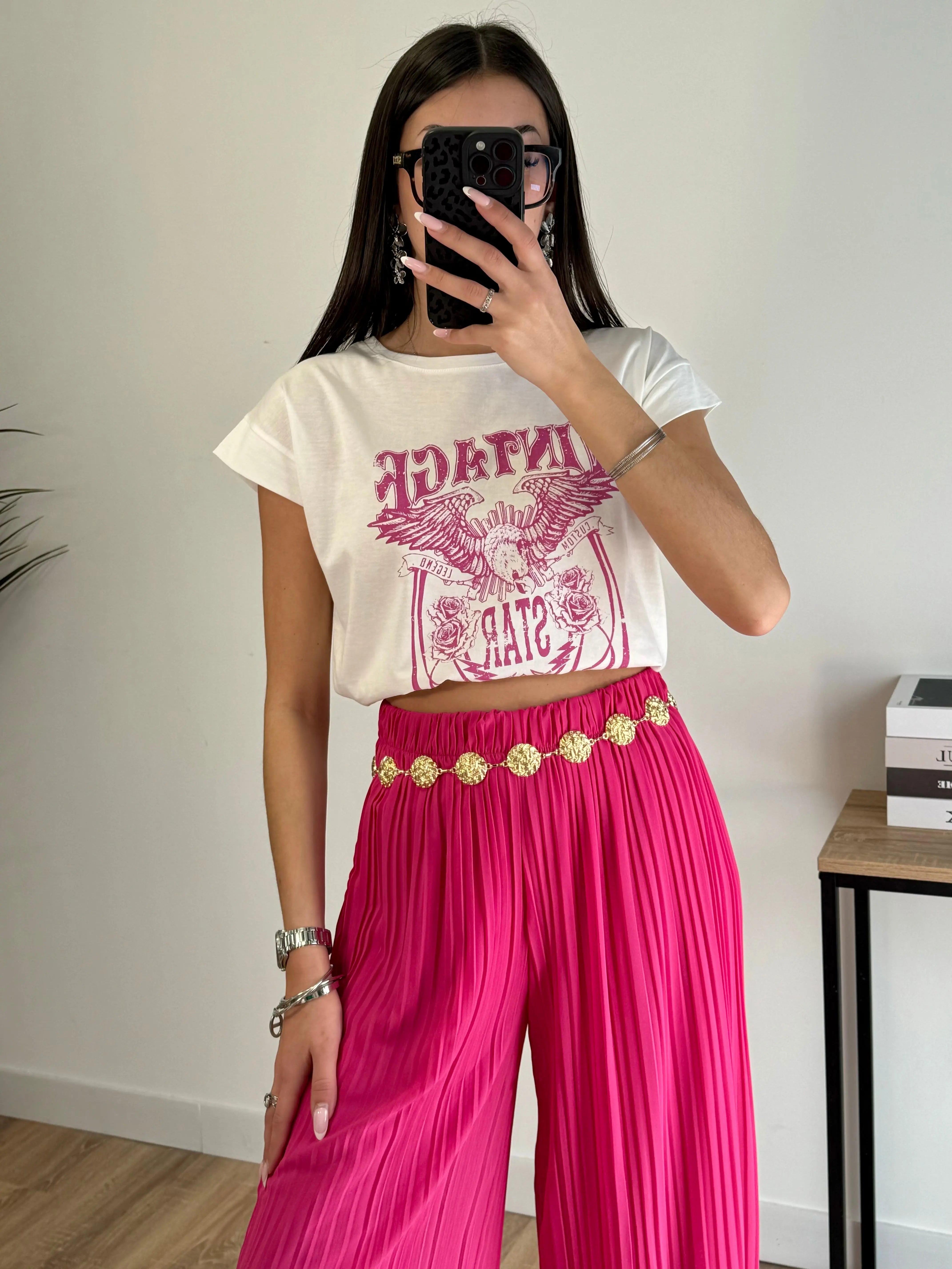 Tee-shirt Vintage rose DS.Sélection