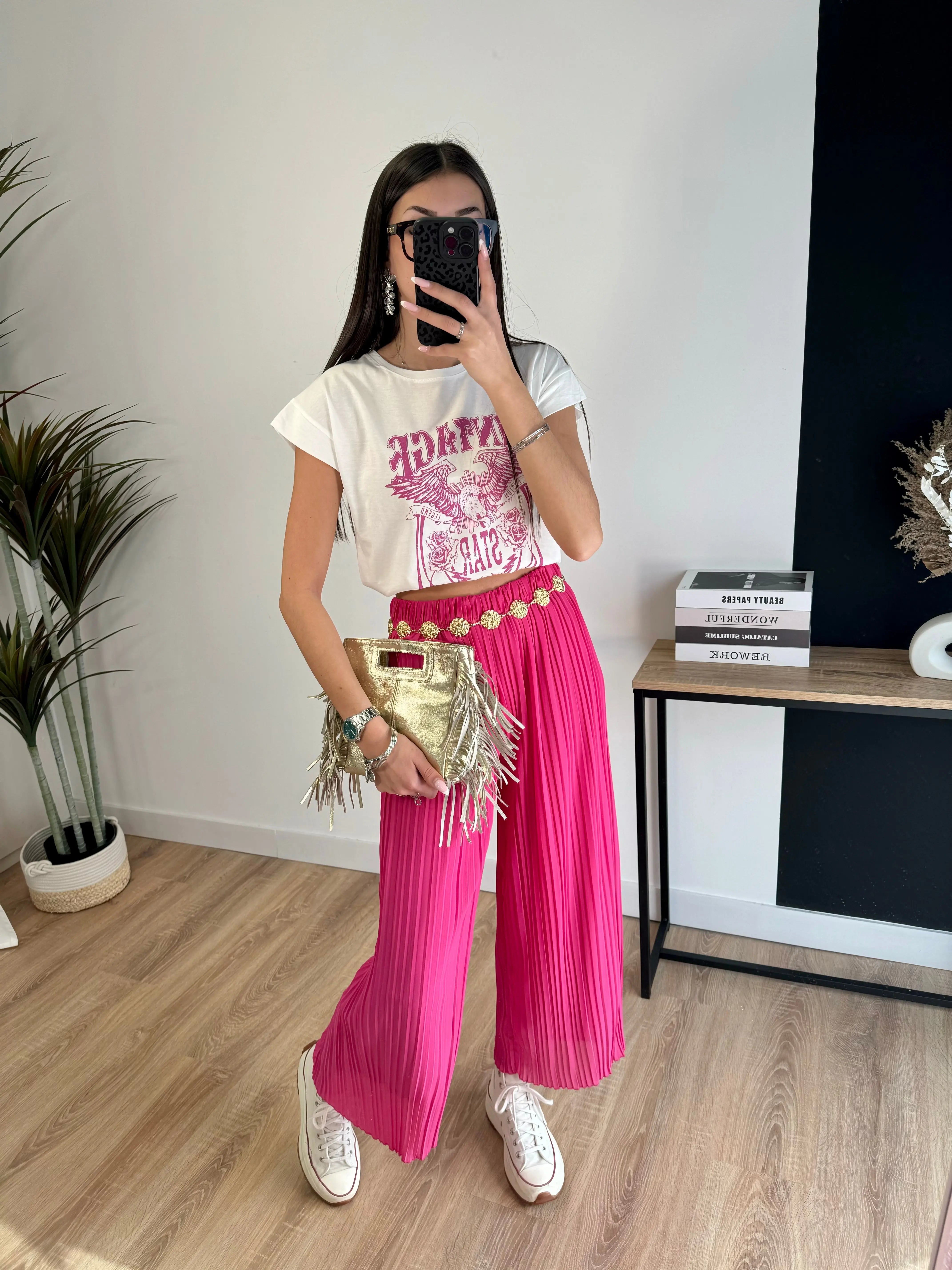 Tee-shirt Vintage rose DS.Sélection