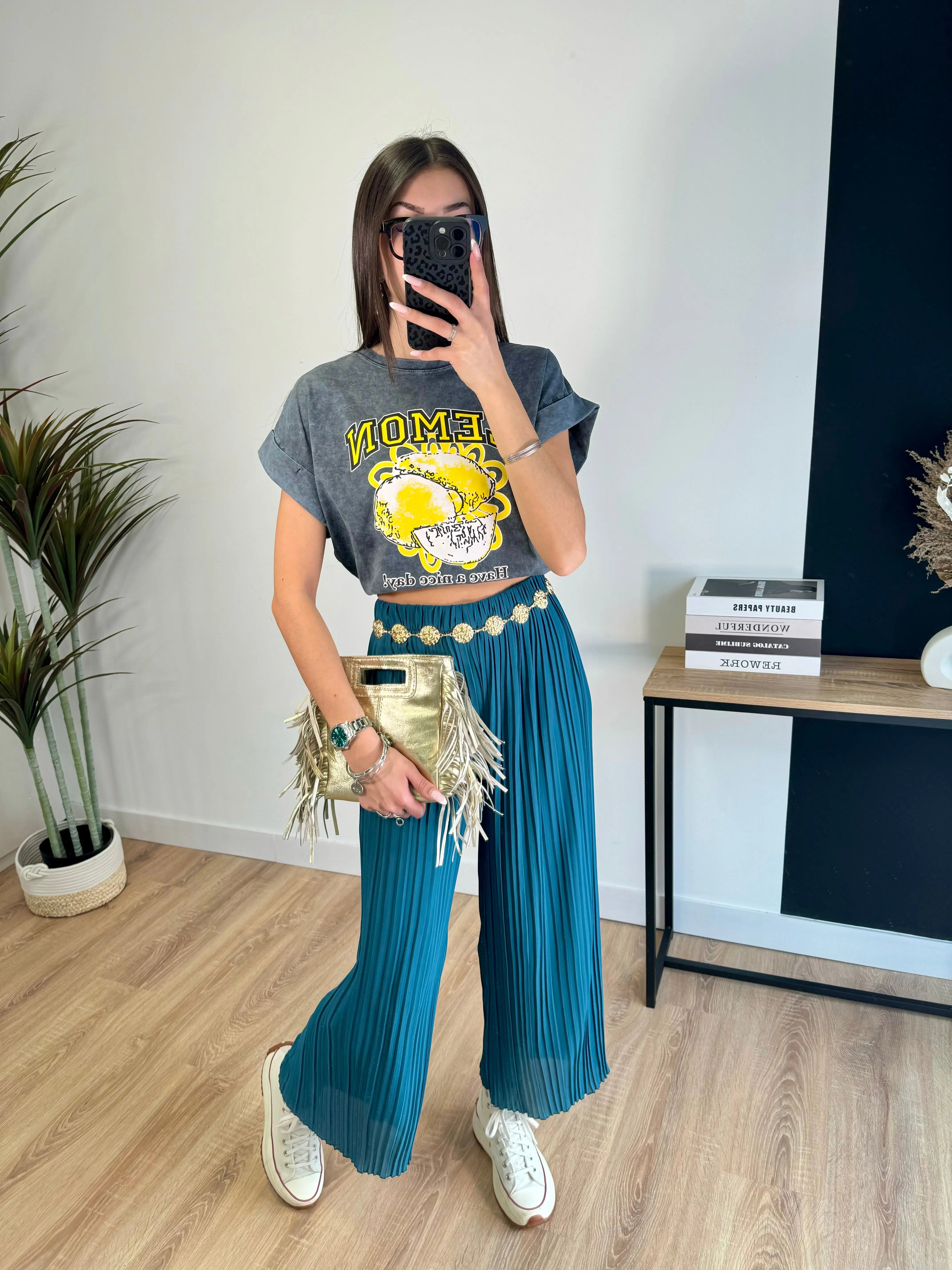 Tee-shirt gris LEMON DS.Sélection