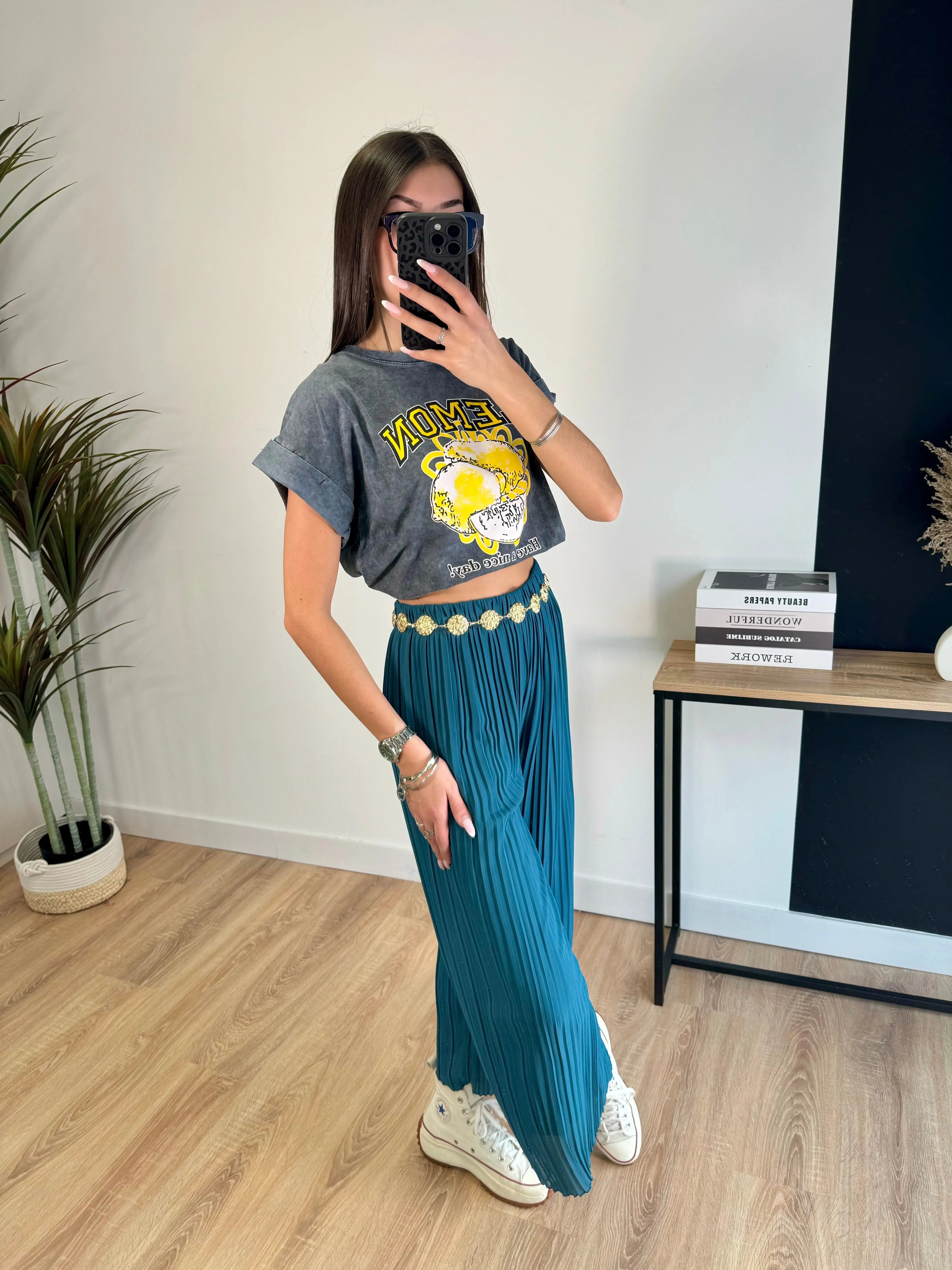 Tee-shirt gris LEMON DS.Sélection