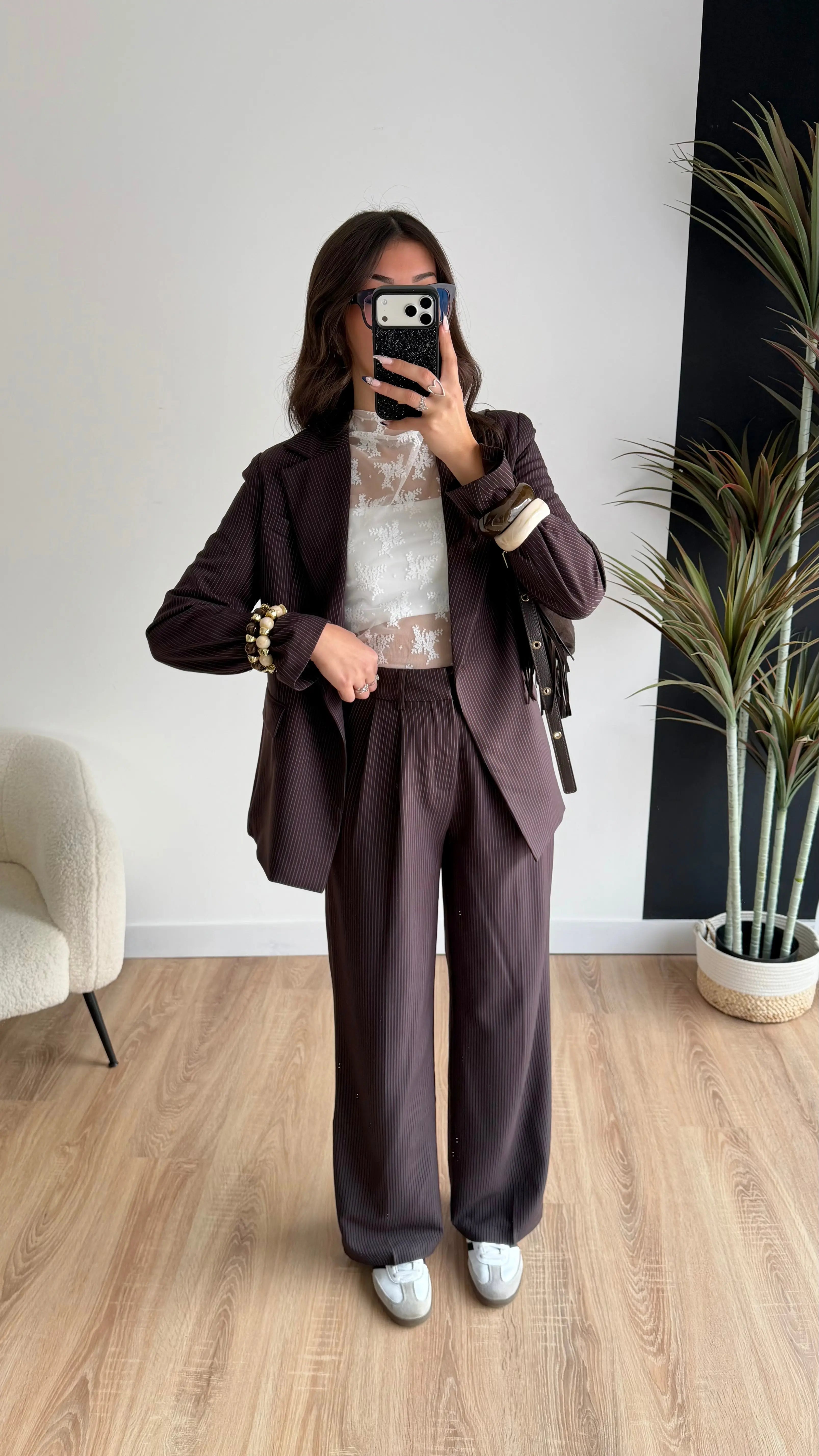 Top à dentelle blanc DS.Sélection