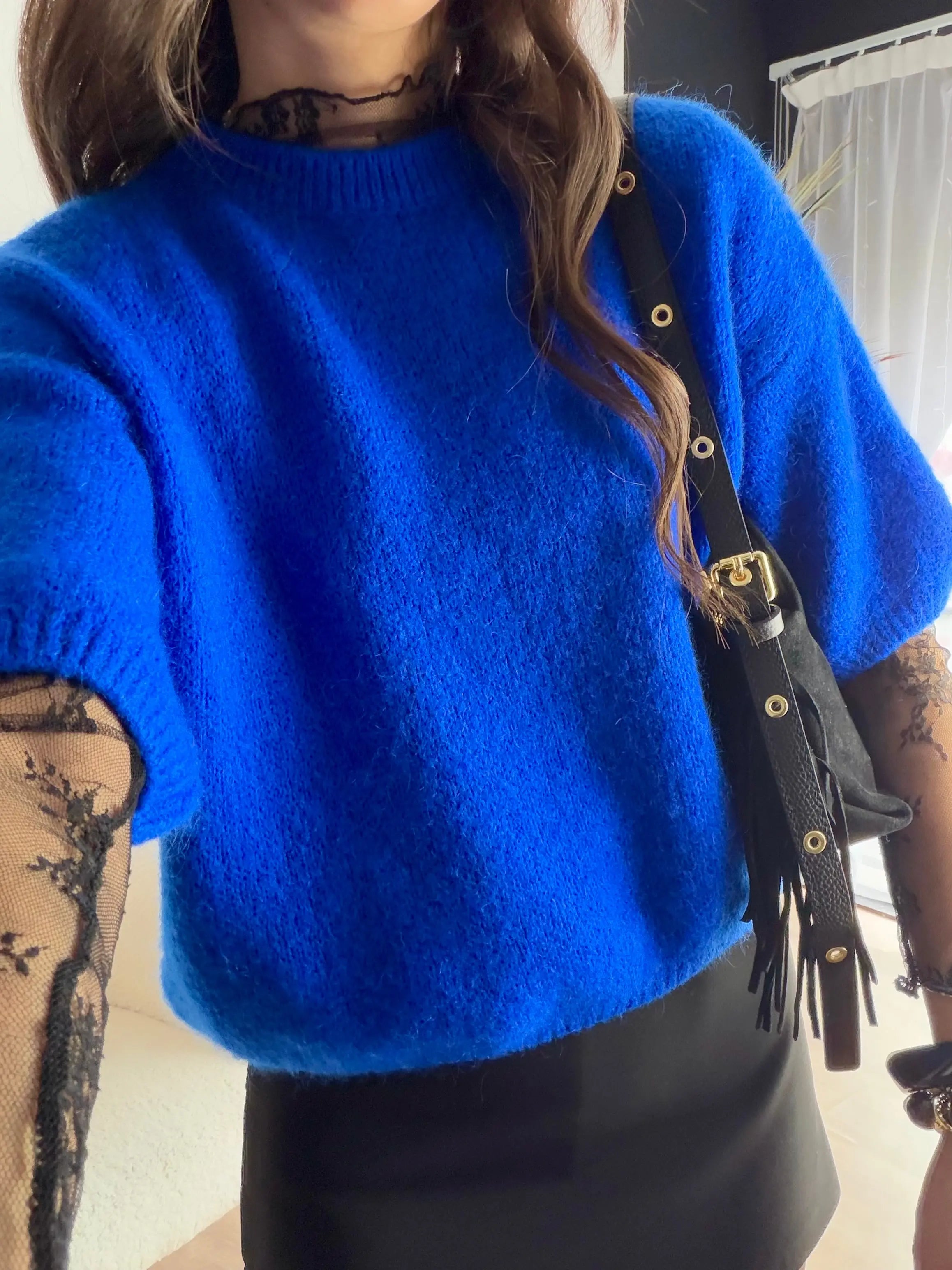 Top dentelle Noa noir DS.Sélection