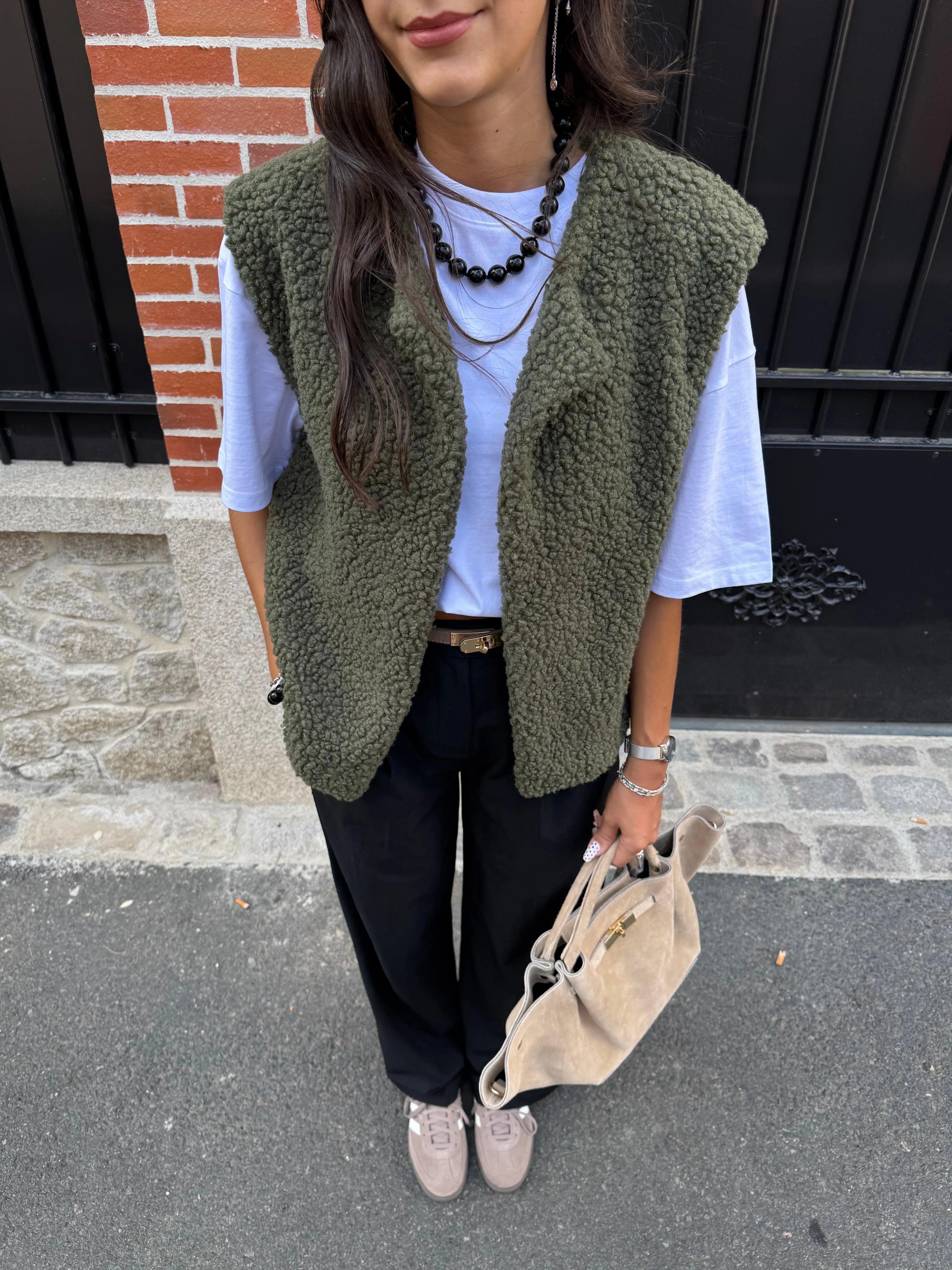 Veste mouton sans manches DS.Sélection