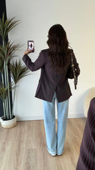 Blazer Choco/bleu DS.Sélection