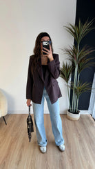 Blazer Choco/bleu DS.Sélection