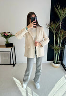 Blazer en tweed écru DS.Sélection