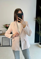 Blazer en tweed rose DS.Sélection