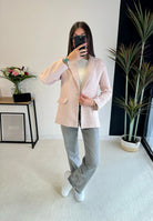 Blazer en tweed rose DS.Sélection