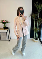 Blazer en tweed rose DS.Sélection