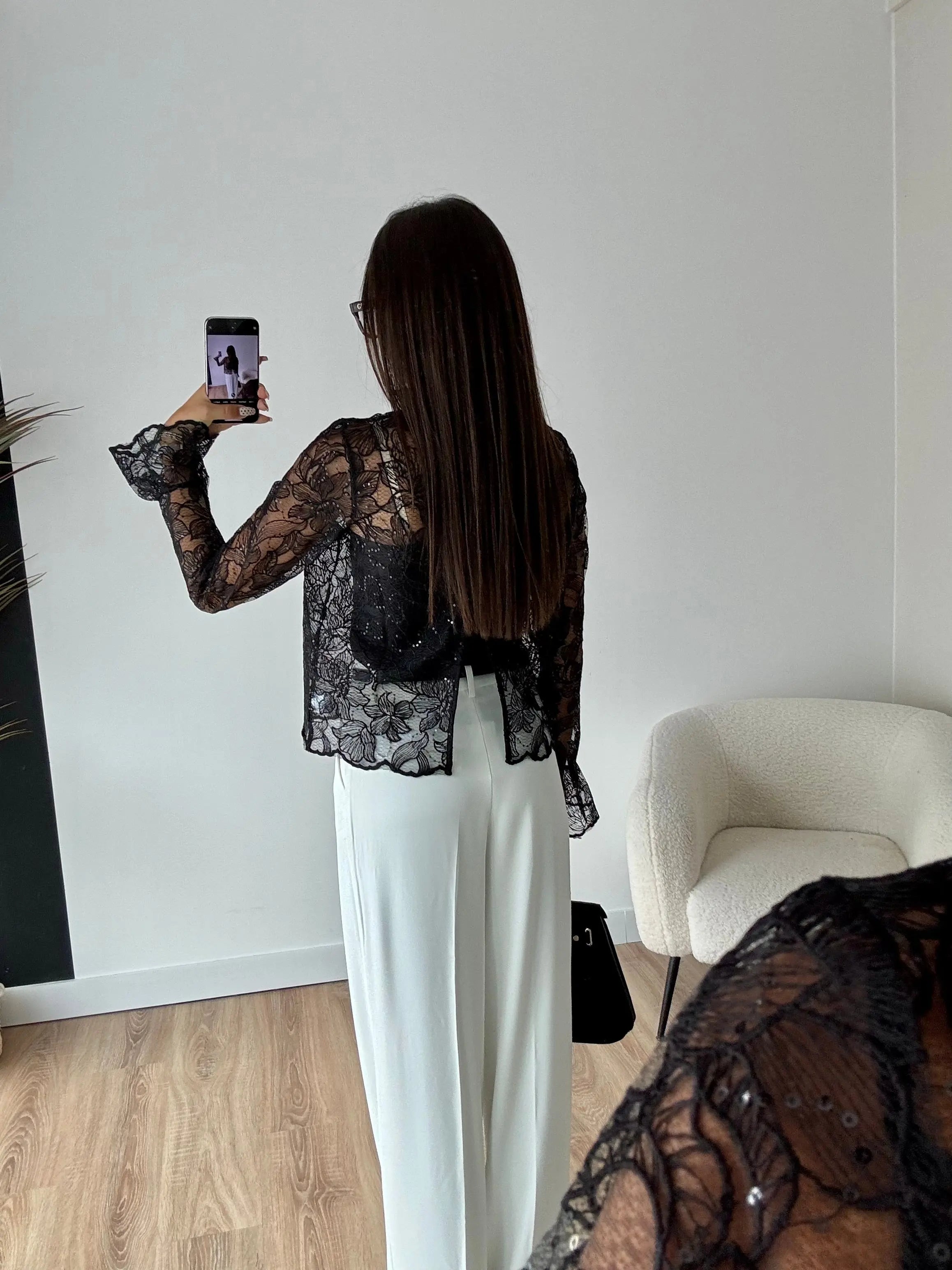 Blouse à dentelle DS.Sélection