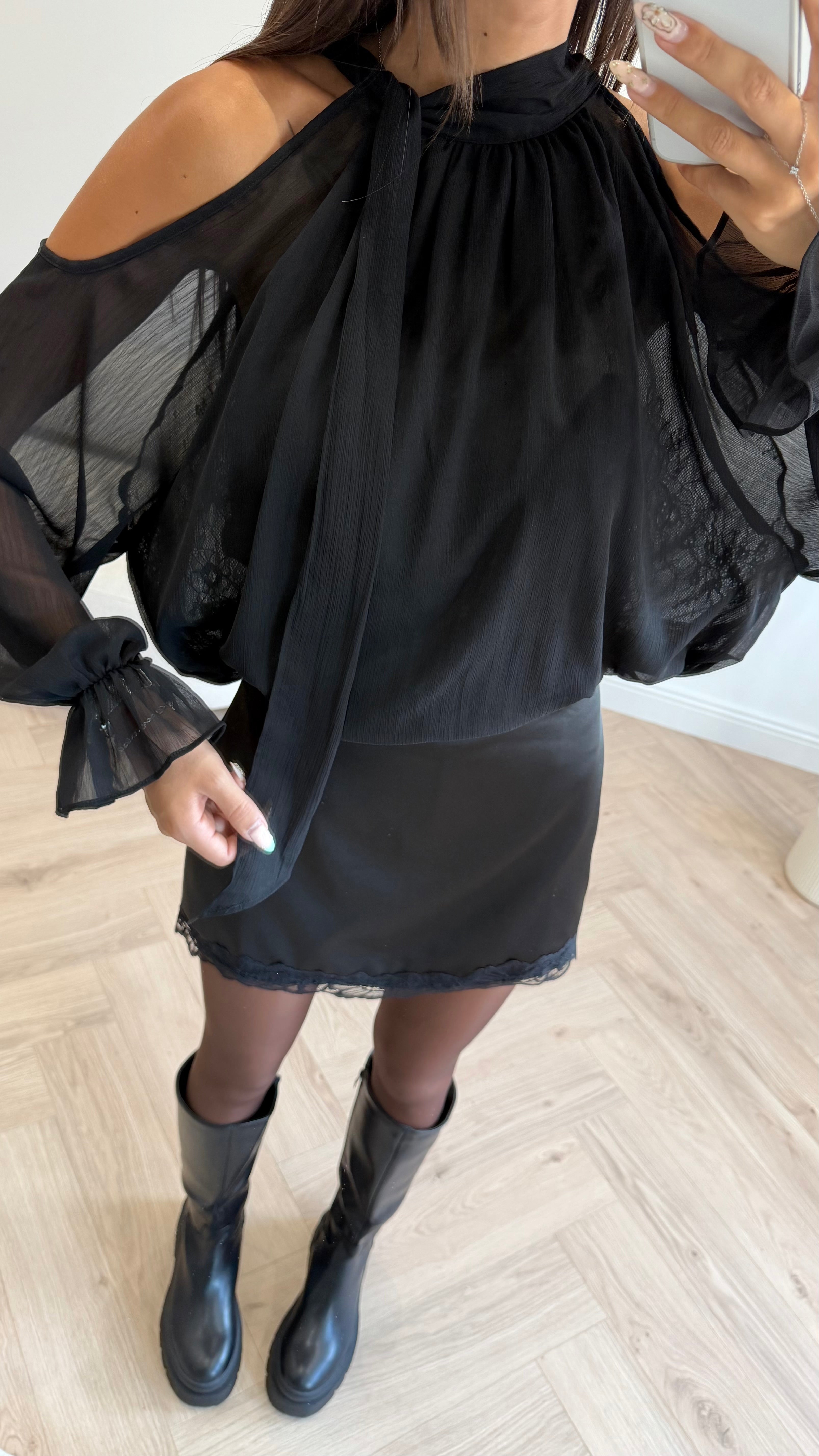 Blouse à dentelle DS.Sélection